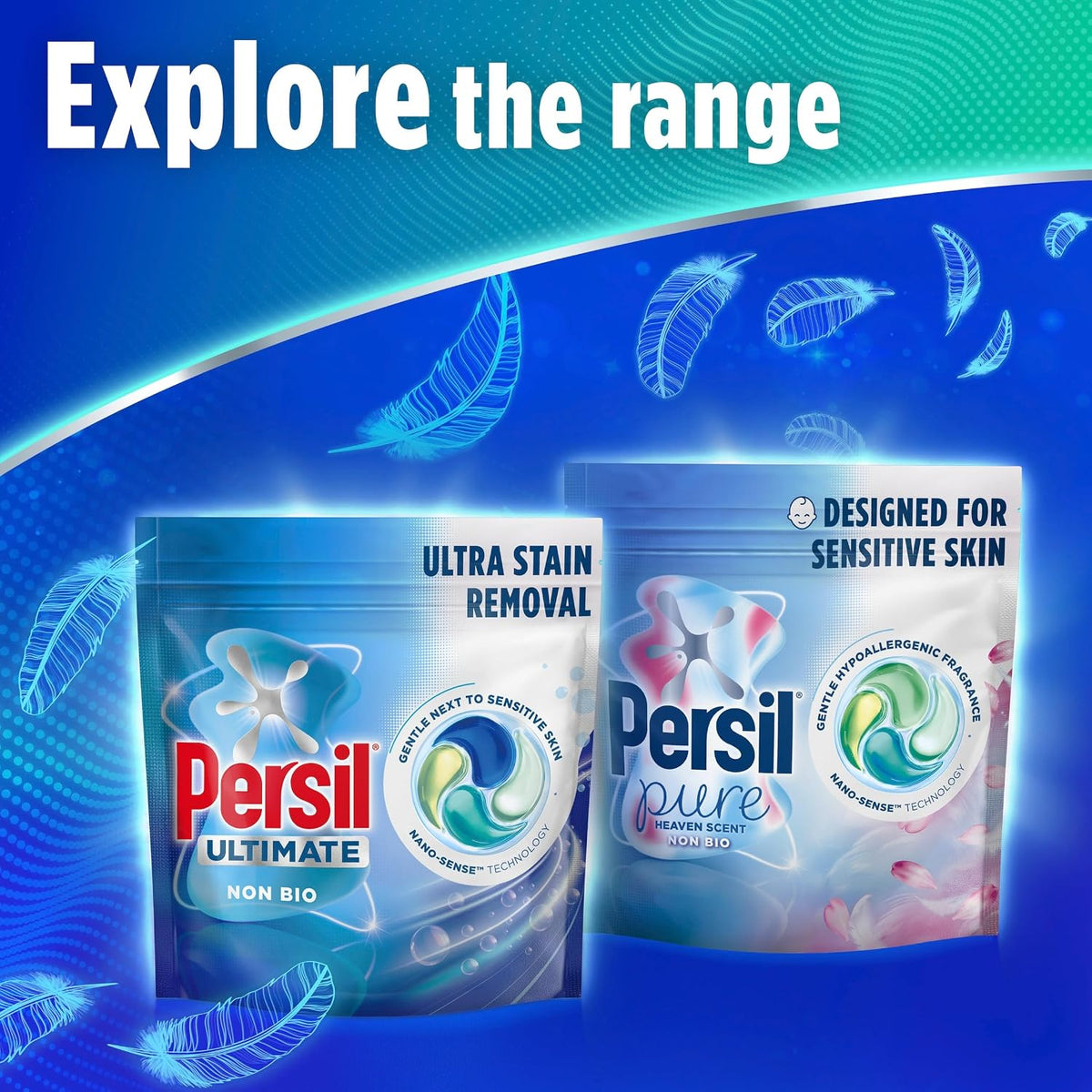 Persil Ultimate Ultra Stain Non Bio Laundry Detergent Capsules 44 Washes