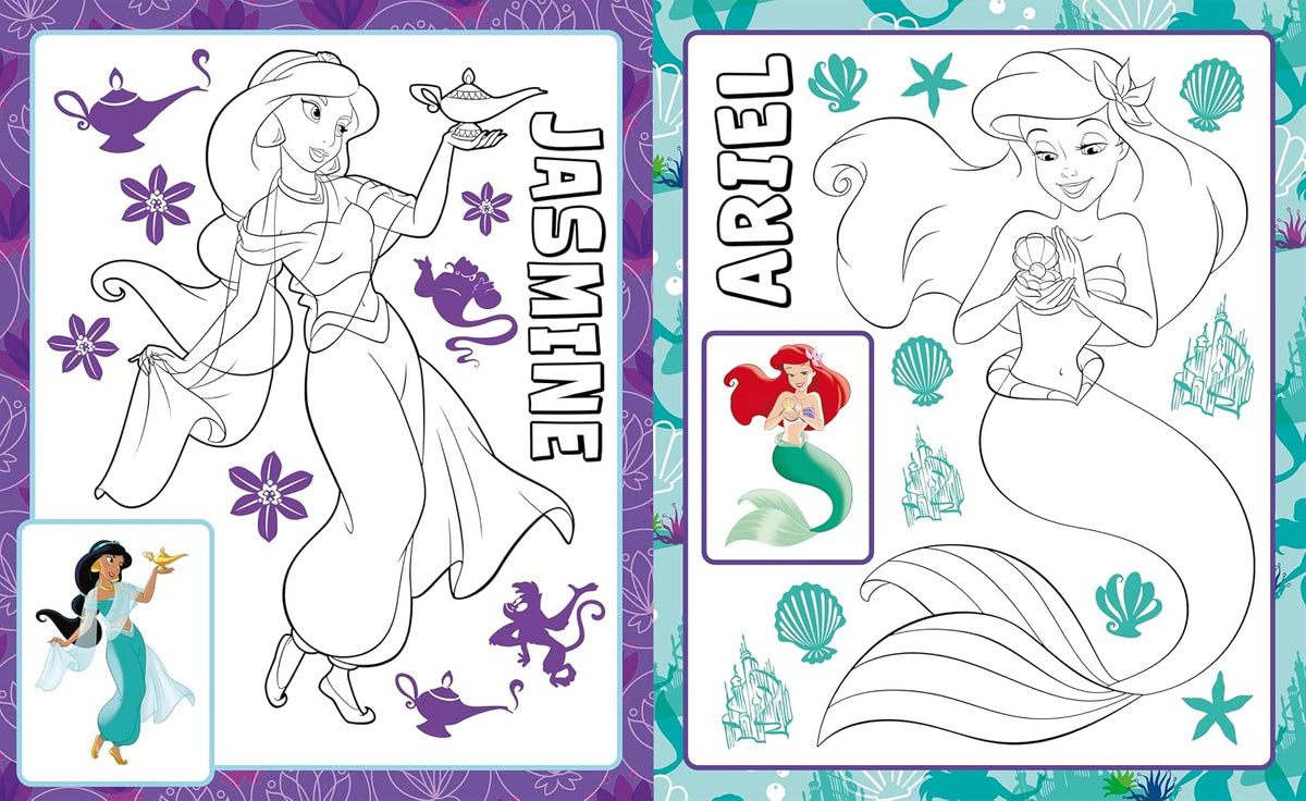 Disney Princess: Epic Colouring: Over 60 pages of creative colouring activities, ideal for ages 4 and up!