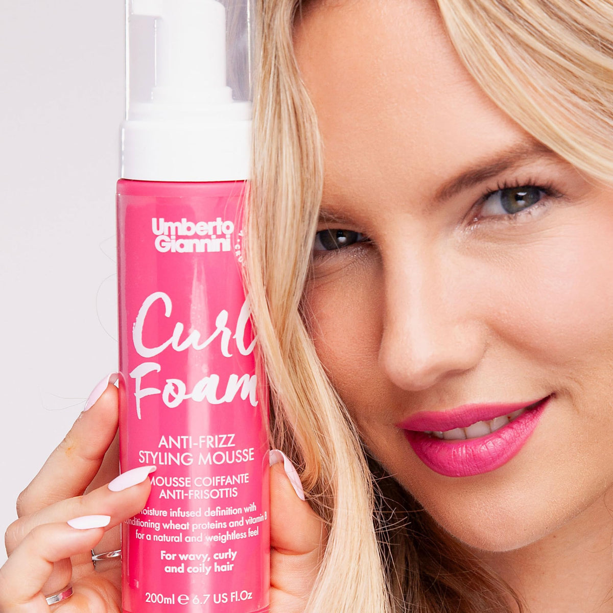 Umberto Giannini Curl Jelly Scrunching Jelly & Creme De Curl Control Cream Duo for Curly or Wavy Hair, Vegan & Cruelty Free, 2 Pack