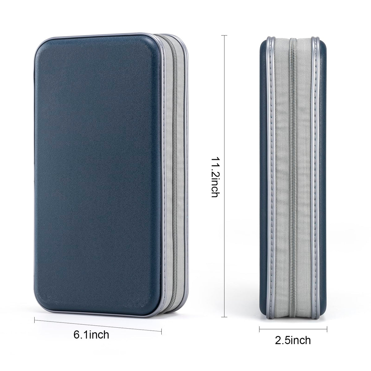 LIOVODE DVD Case, 96 Capacity CD Case Holder Organizer Disc Wallet for Car