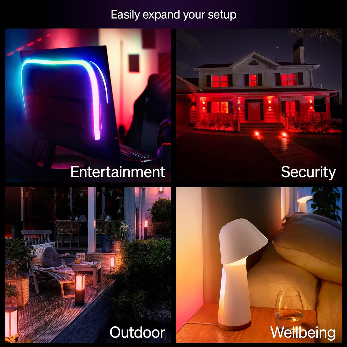 Philips Hue Essential Smart A60 LED Bulb, E27, B22 Bulb, 1 Pack