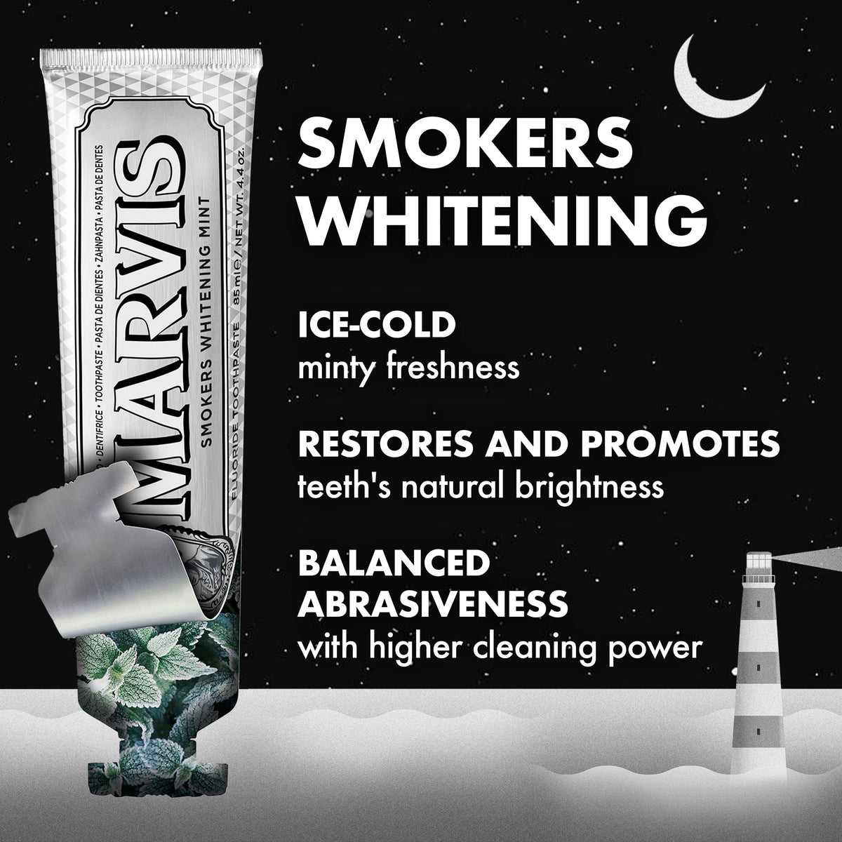 Marvis Whitening Mint Toothpaste, 1 x 85 ml