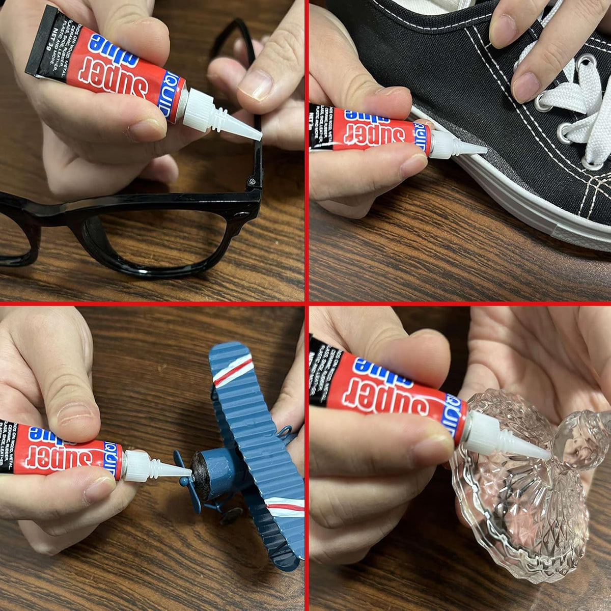 3g (12 Pack), Super Glue Liquid, All Purpose, Fast Setting, Ideal for Metal, Ceramics, Leather & More