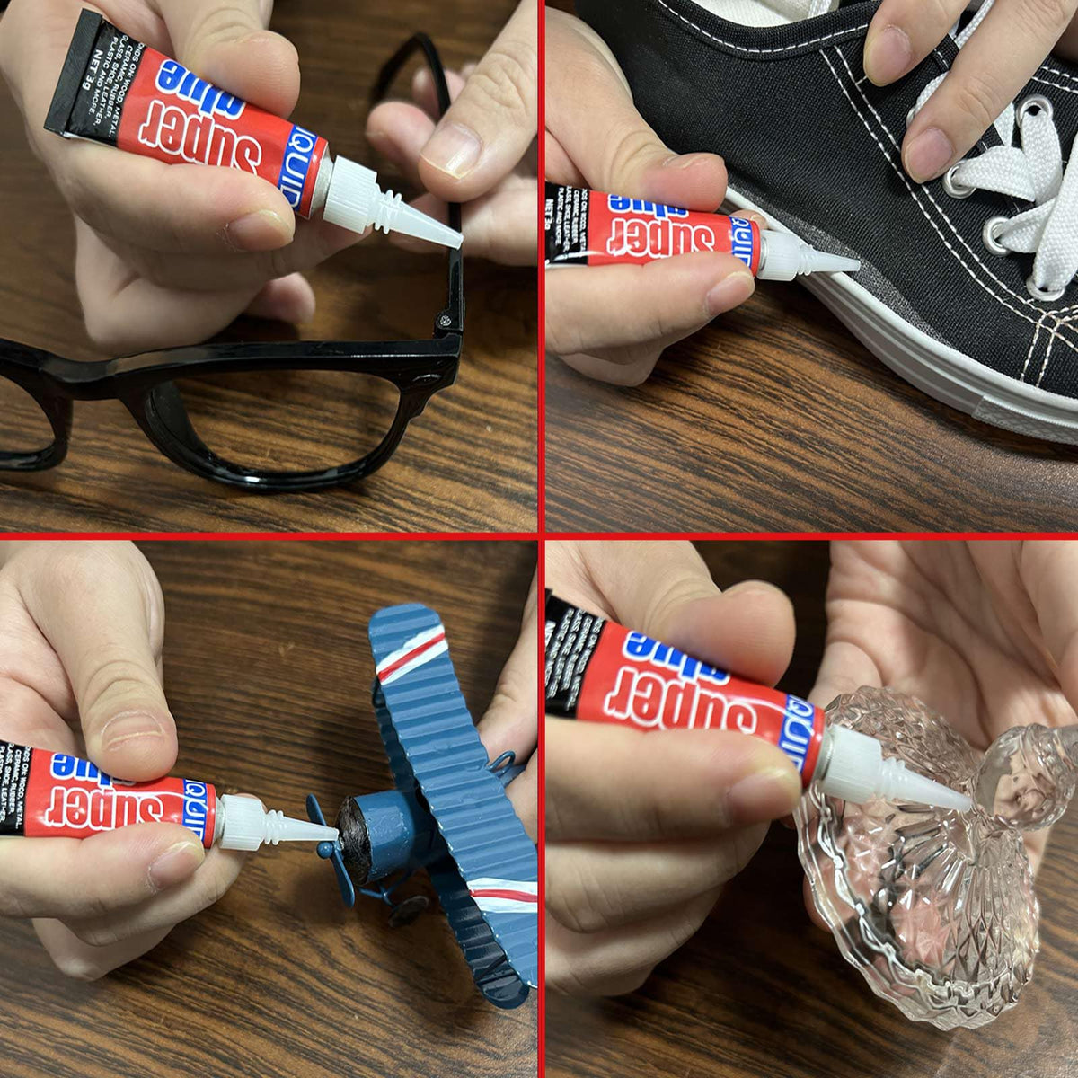 3g (12 Pack), Super Glue Liquid, All Purpose, Fast Setting, Ideal for Metal, Ceramics, Leather & More