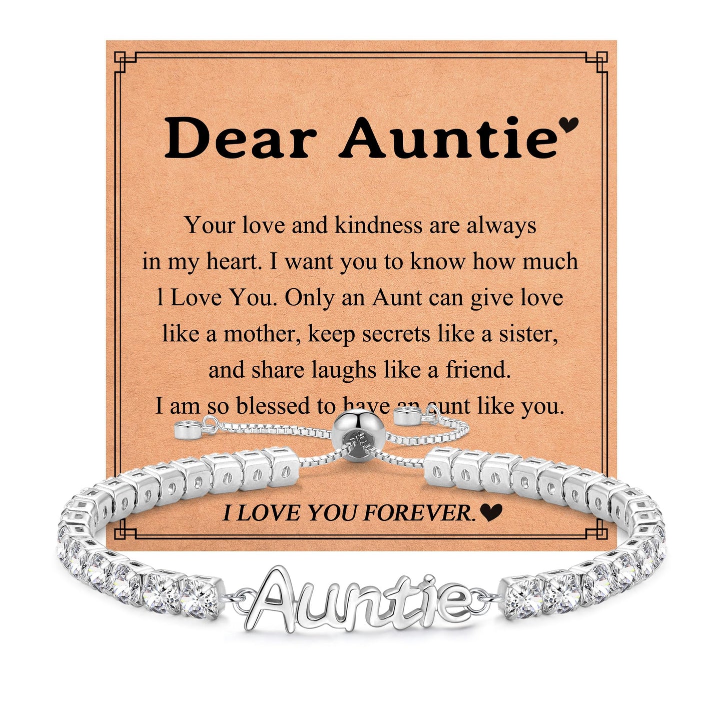 Birthday Gifts for Women Girls, Sparkling Cubic Zirconia Tennis Bracelet Gifts, Christmas Mothers Day Graduation Presents for Her