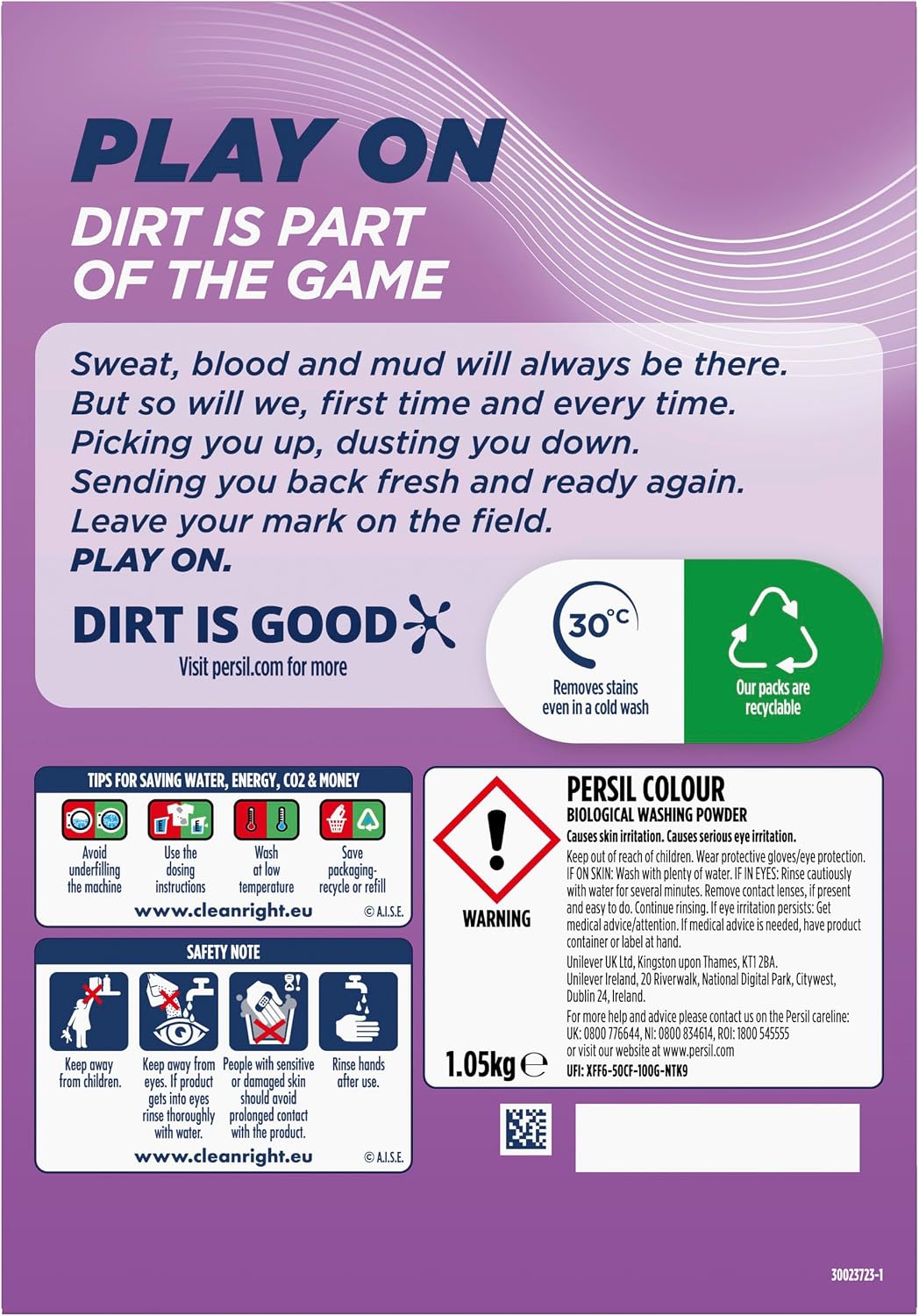 Persil Colour Protect Washing Powder keeps colours bright for outstanding stain removal in cold washes 84 washes (4x 1.05 kg)