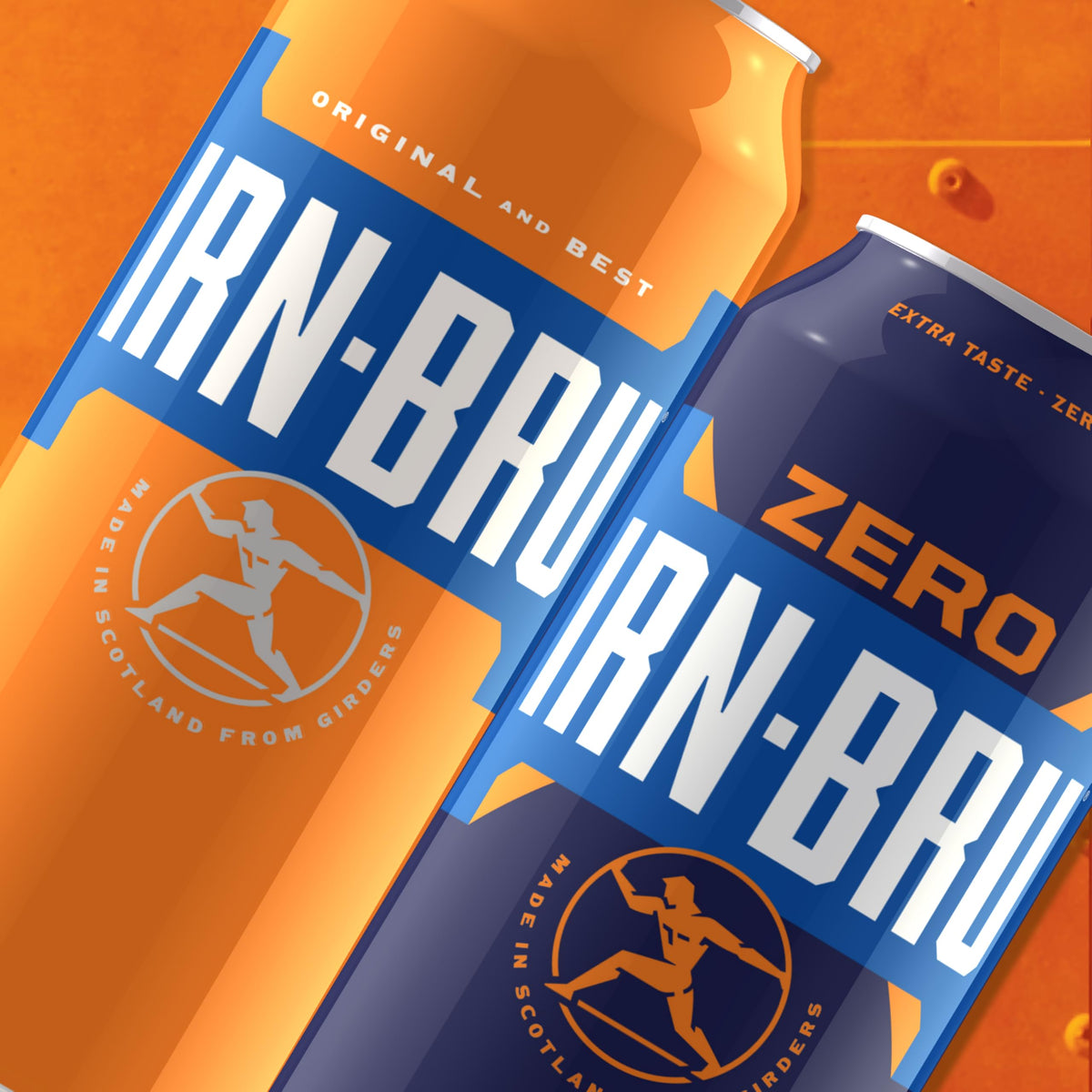 IRN-BRU Carbonated Soft Drink, 24 Pack, 330ml Cans
