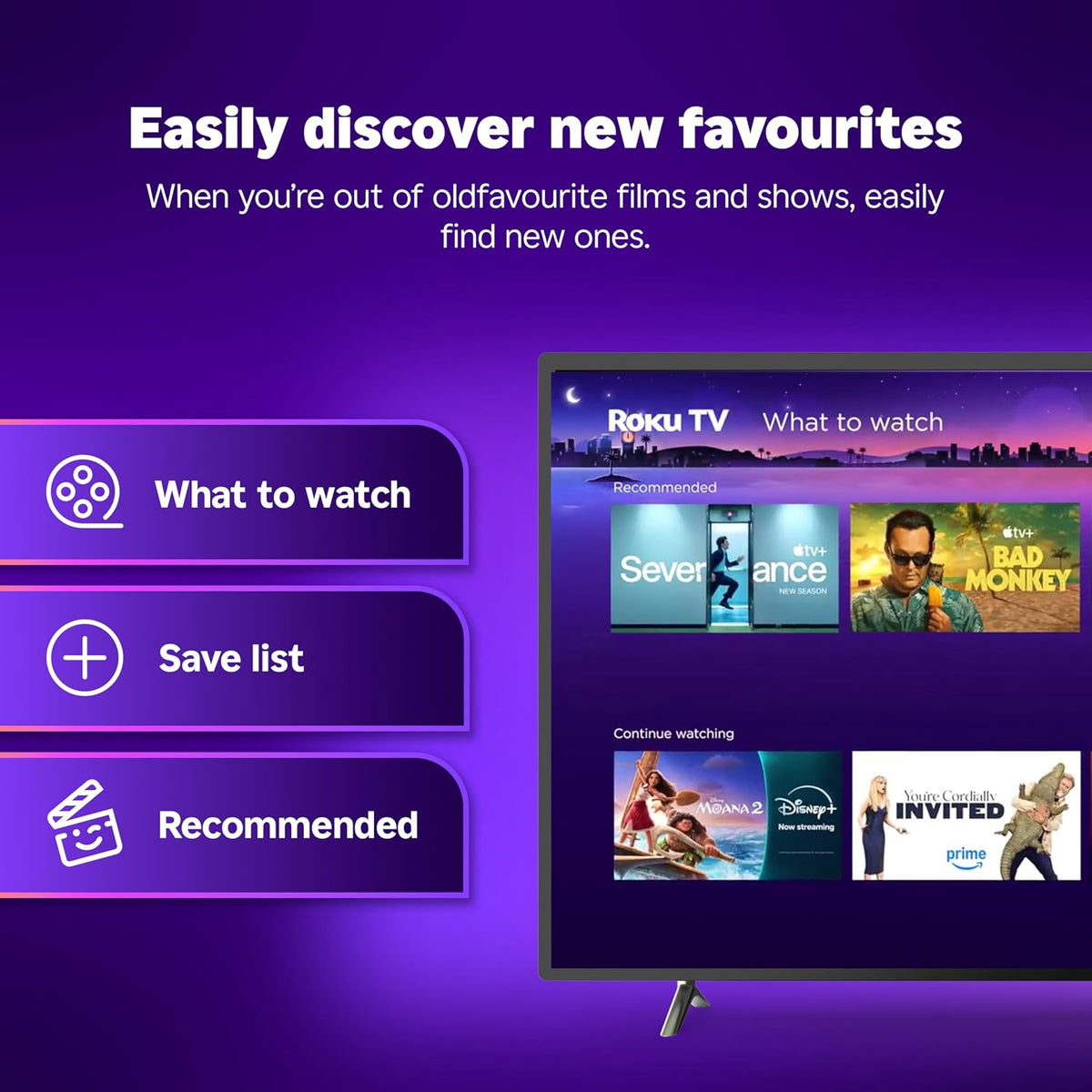Roku® Streaming Stick™ 2025 – HD Roku Streaming Device for TV with Voice Remote – Free and Live TV