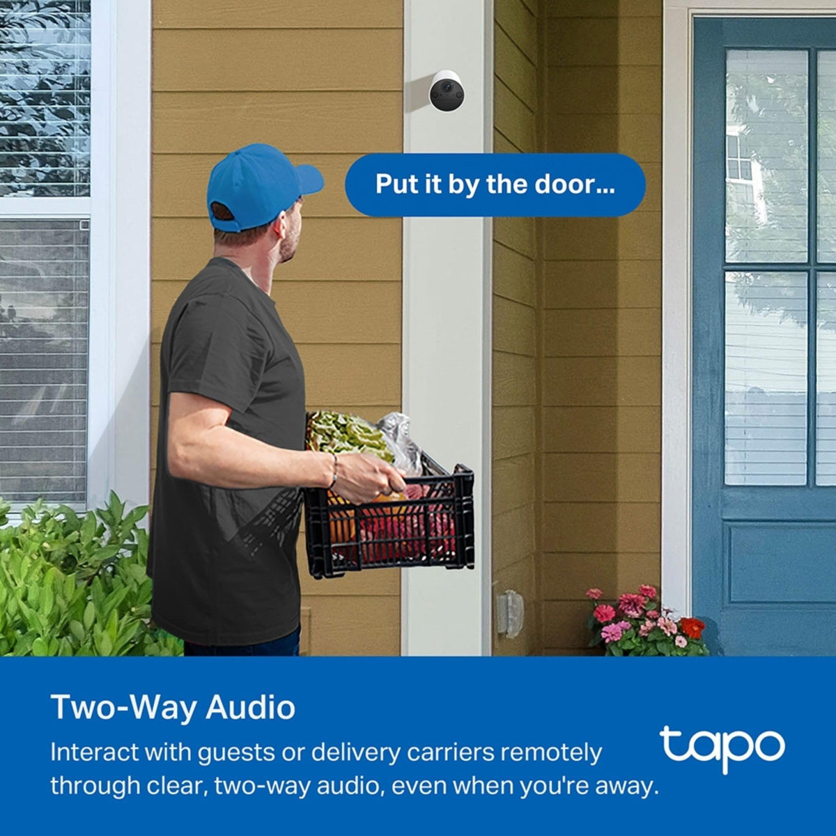 Tapo TC82 2K Battery Outdoor Security Camera Wireless