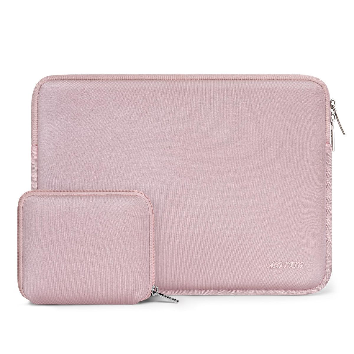 MOSISO 13 inch Laptop Case Neoprene Sleeve with Small Bag,Dusty Rose