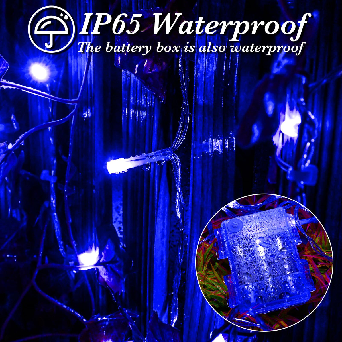 cshare Battery Fairy Lights, 2M 20 LED Fairy Lights Battery Operated with Timer, IP65 Waterproof String Lights for Jar Garden Camping Christmas Indoor Outdoor Decorations, Warm White