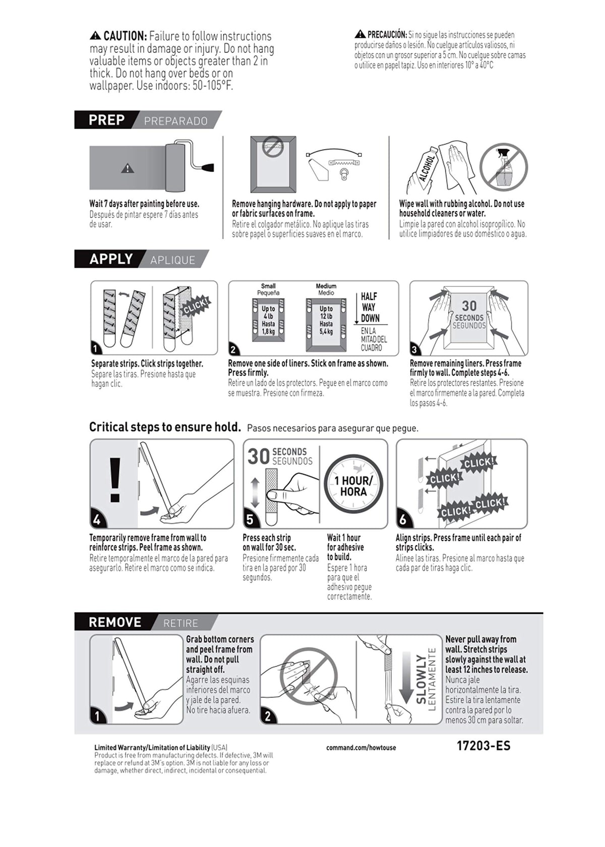 Command Picture Hanging Strips, Value Pack, 4x2 Pairs of Medium, 8x2 Pairs of Large - Damage Free Hanging