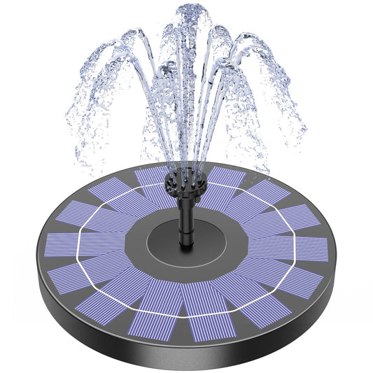 AISITIN Solar Water Fountain, Solar Powered Water Fountain with Multiple Nozzles, Floating Solar Pond Pump,Solar Water Feature for Bird Bath, Garden, Pond, Pool and Fish Tank