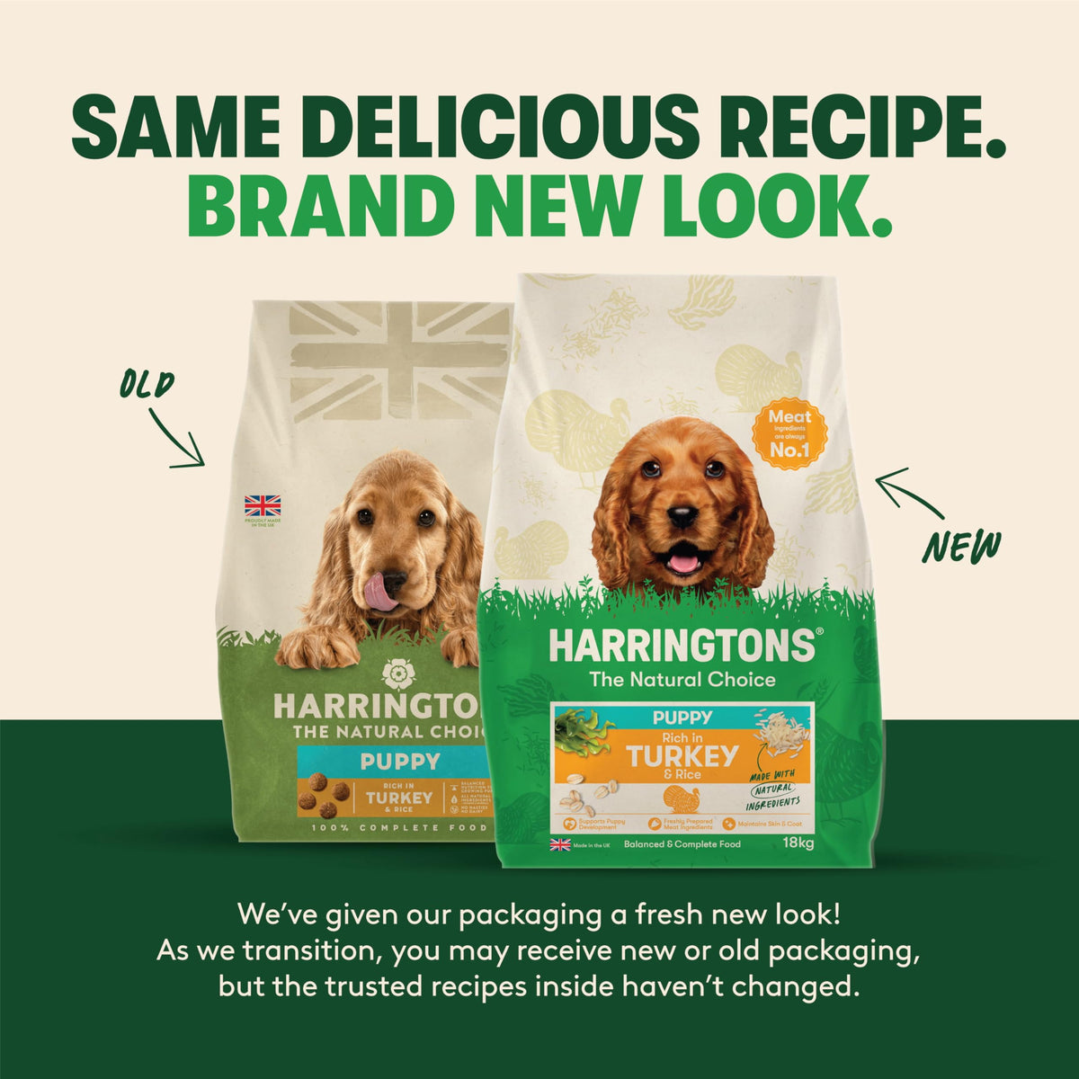 Harringtons Complete Dry Puppy Food Turkey & Rice 10kg