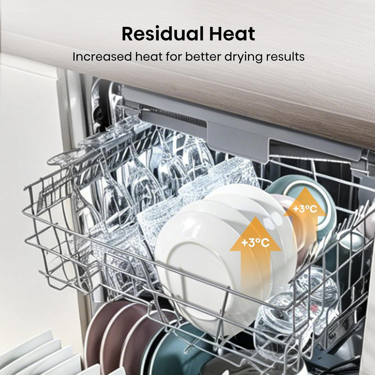 Hisense Fully Integrated Standard Dishwasher - Silver with Fixed Door Fixing Kit HV623D15UK - D Rated