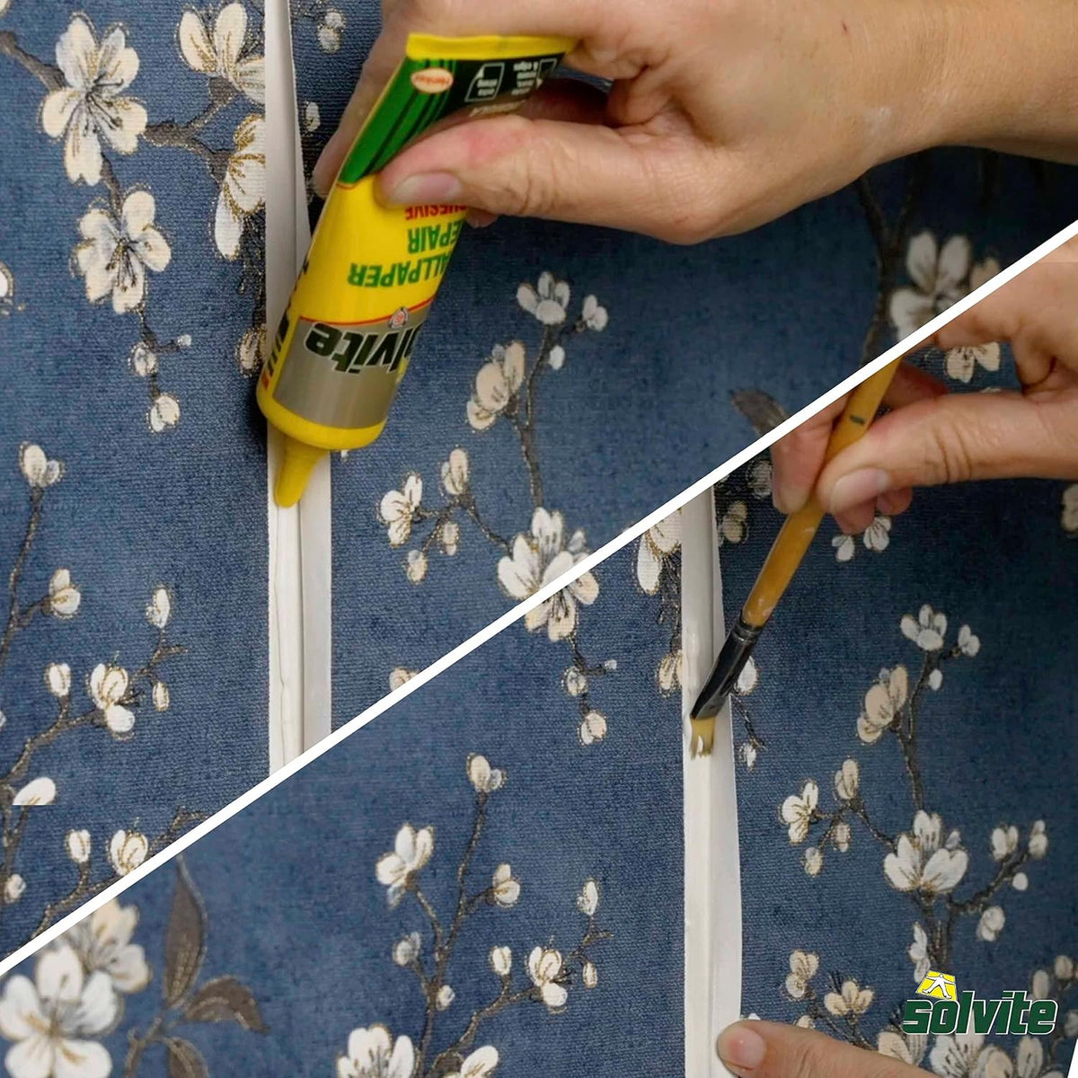 Solvite Wallpaper Repair Adhesive, Extra-Strong Paste, 1 x 56 g