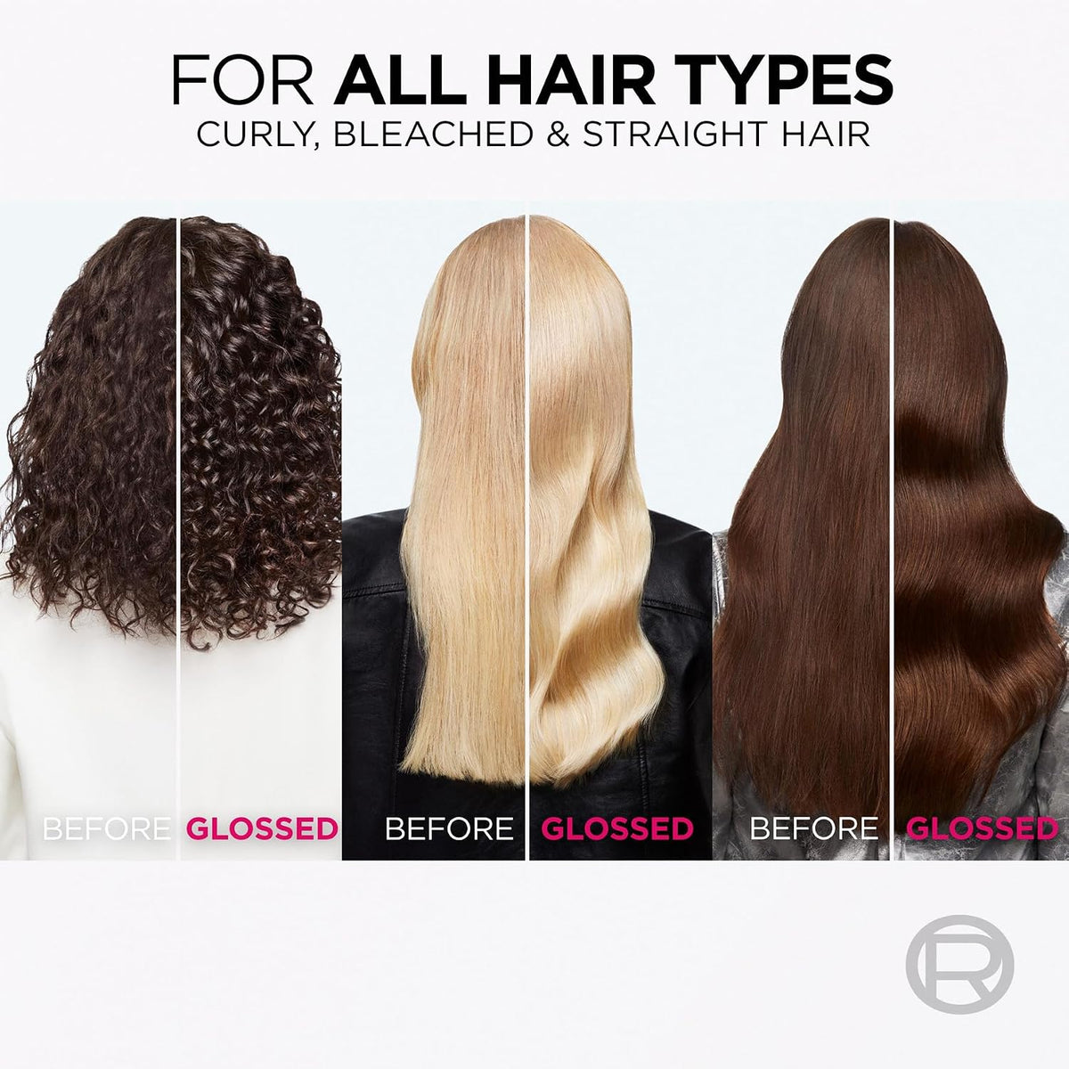 L'Oréal Paris Elvive Glycolic Gloss Shampoo, Conditioner & Treatment Set