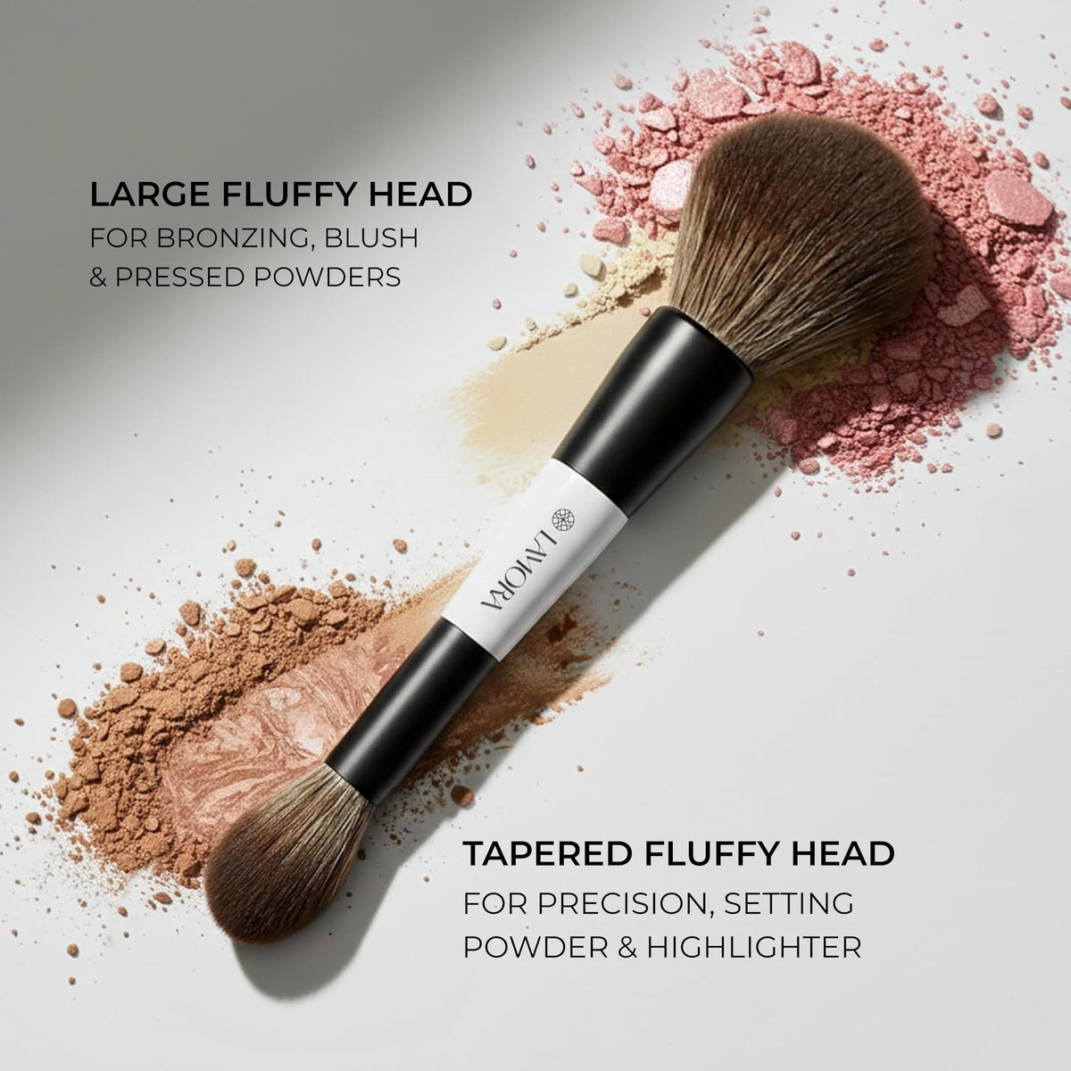 Make Up Brush Foundation Kabuki Flat Top, Perfect For Blending Liquid Cream