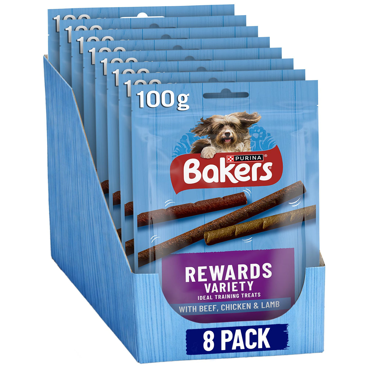 BAKERS Sizzlers Bacon Dog Treats 315g (Pack of 3)