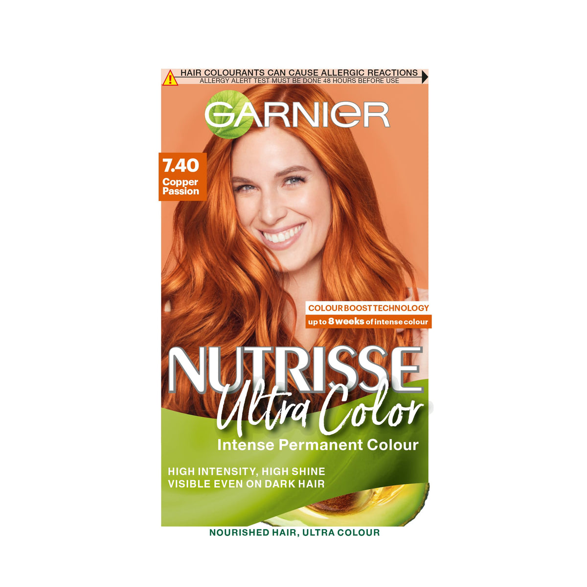 Garnier Nutrisse Ultra Color Permanent Hair Dye, 4.15 Iced Coffee Brown