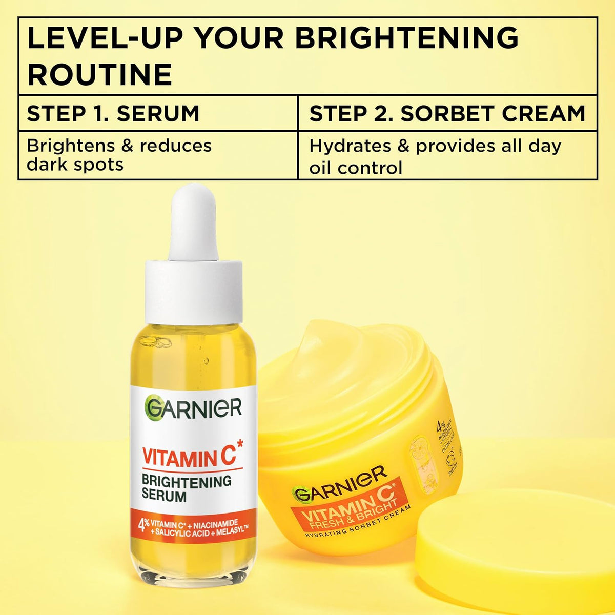 Garnier Vitamin C Serum for Face, Brightening & Anti Dark Spots, 30ml