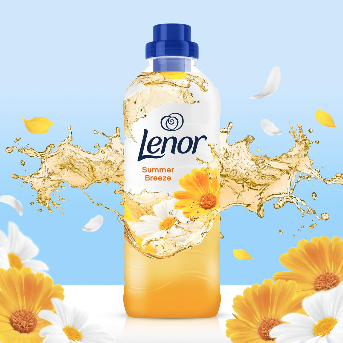 Lenor Fabric Conditioner, Summer Breeze, 129 Washes Pack of 1 (3.99 l)