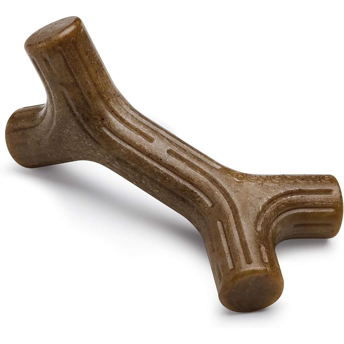 Benebone Wishbone Dog Chew Toy for Aggressive Chewers, Real Bacon, Medium