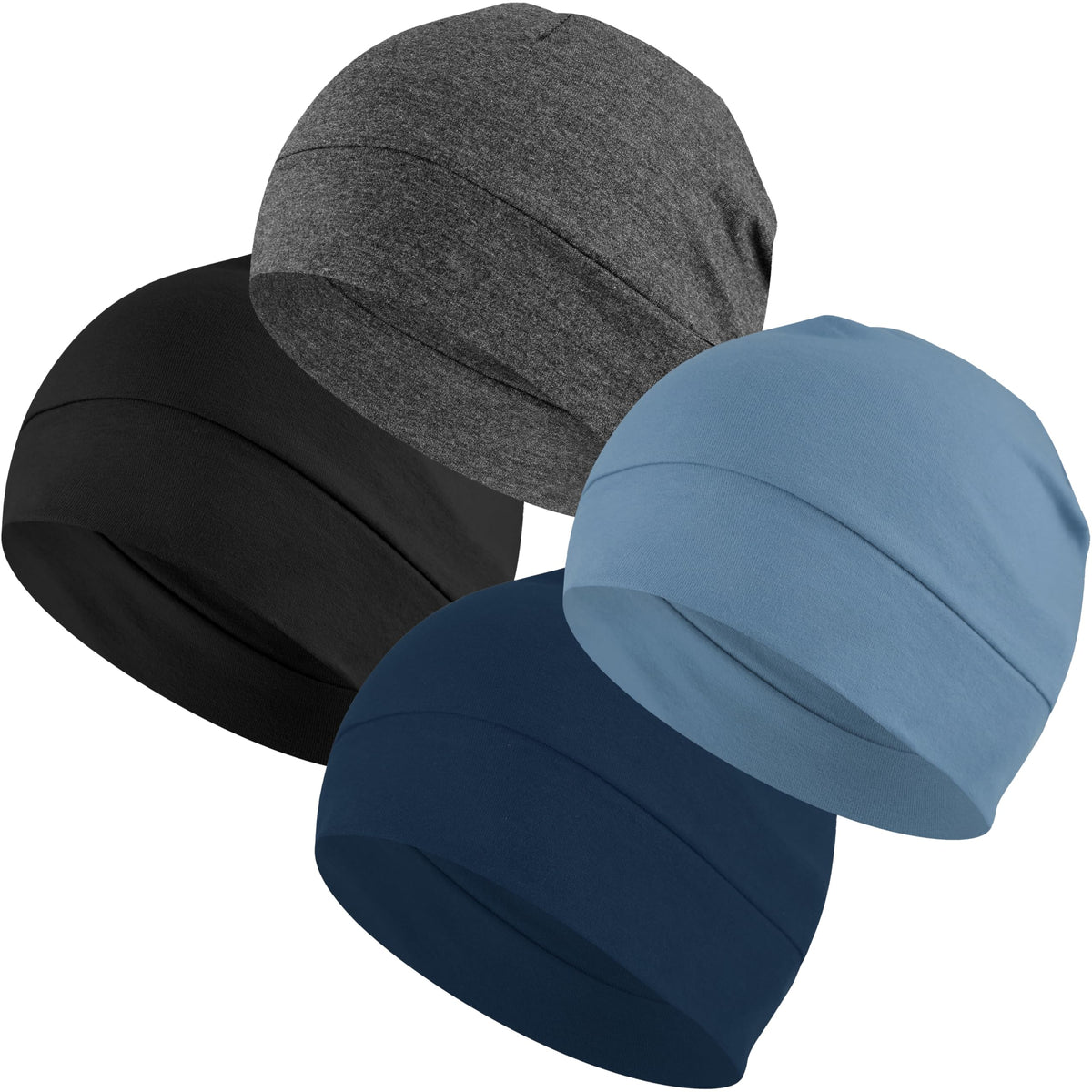 EINSKEY 100% Cotton Skull Caps for Men, Multipurpose Daily Wear Beanie Hat
