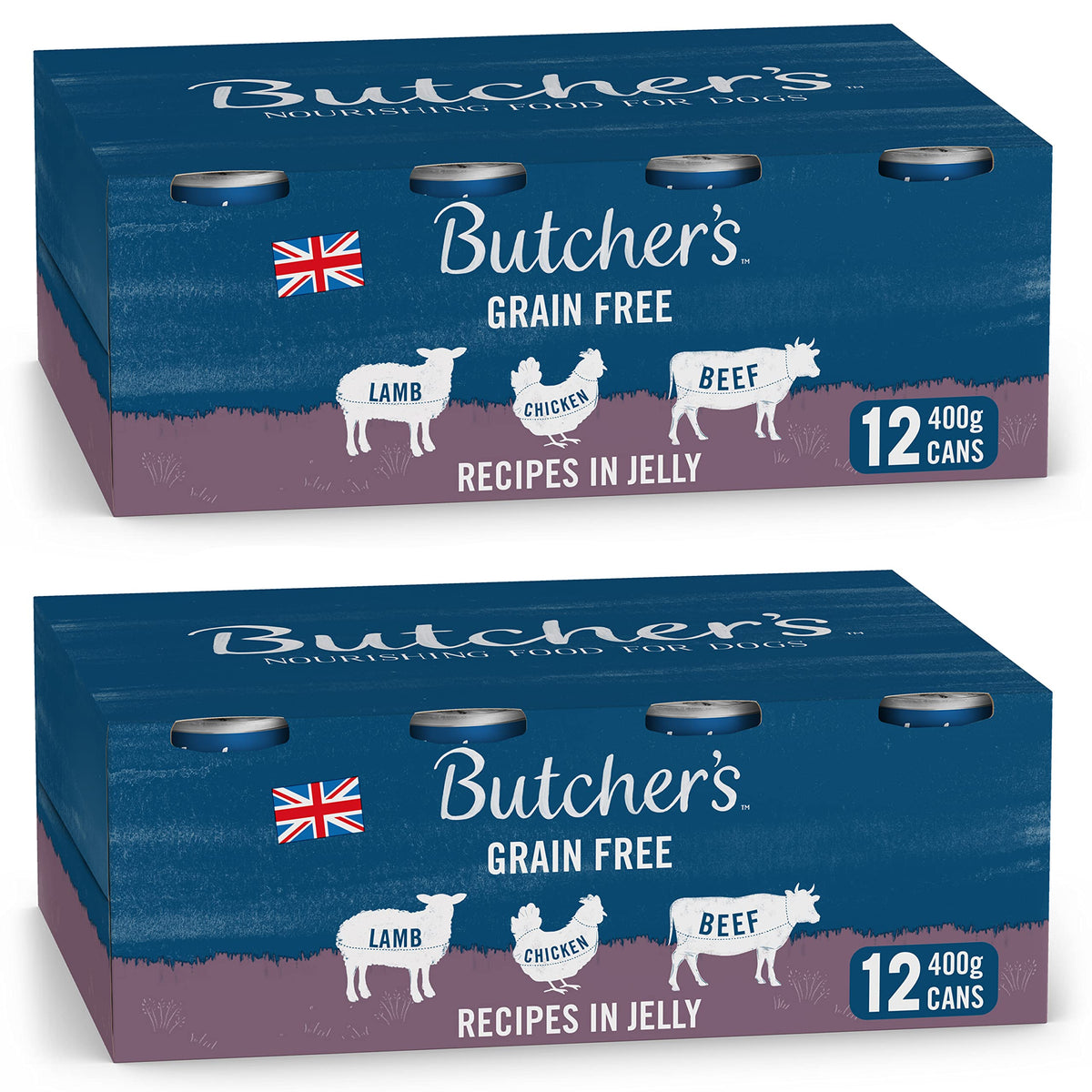 Butcher's Complete Wet Can Adult Dog Food Variety Pack 24x400g