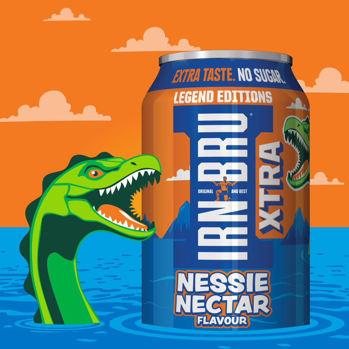 IRN-BRU Carbonated Soft Drink, 24 Pack, 330ml Cans