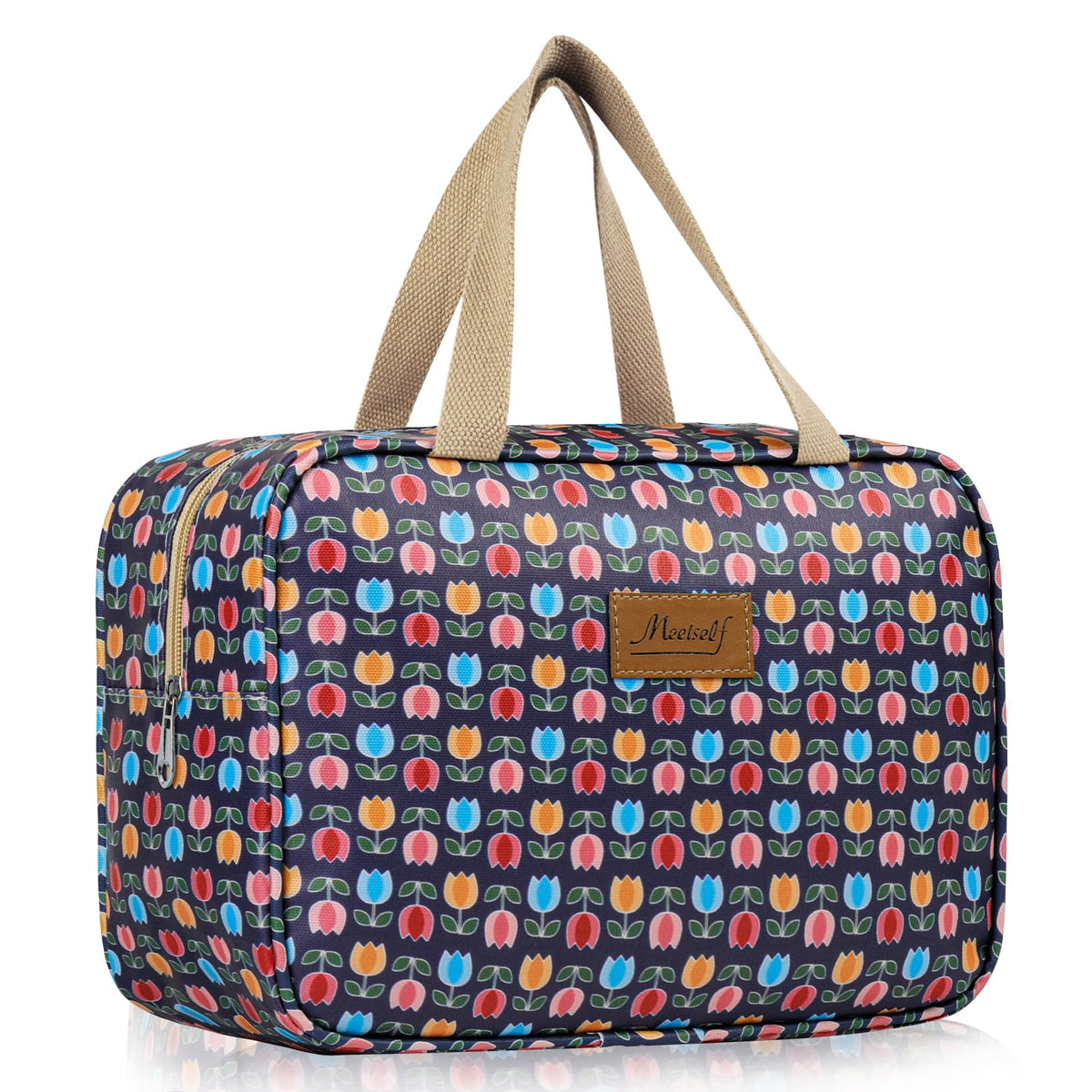 Aucuu Toiletry Bag, Large Full Size Toiletry Bag, Travel Hand-Held Make up Wash Bags, Portable Waterproof Toile-Try Kit, Bathroom Storage Case, Cosmetic Organizer for Travel, Camping for Women Girl