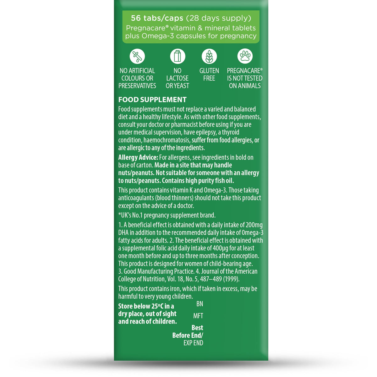 Pregnacare MAX Pregnancy Vitamins - UK's No.1 Pregnancy Brand. Greater Prenatal Care for Women, Supplement with Added Omega-3 DHA for Normal Brain and Eye Development
