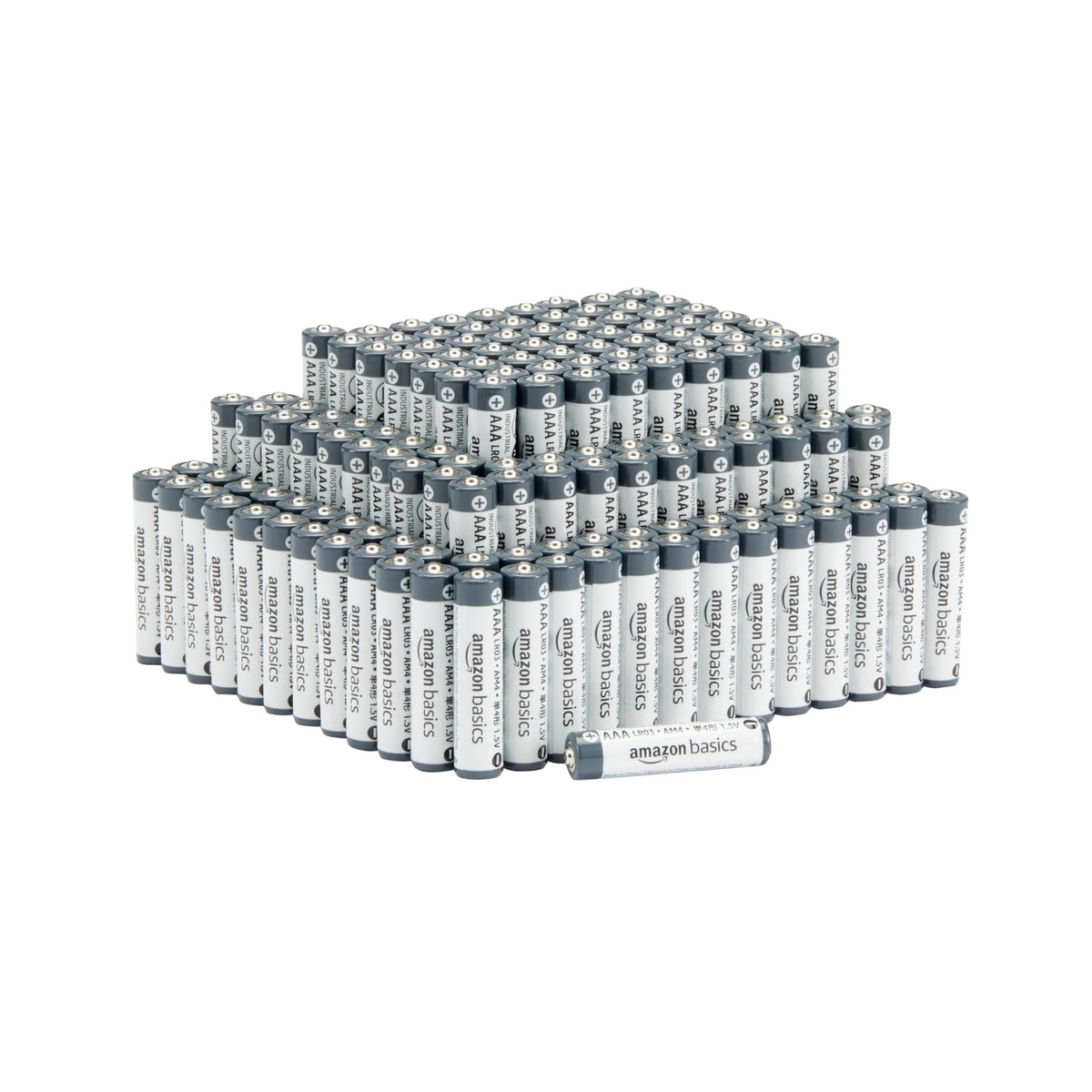 Amazon Basics 40-Pack AAA Alkaline Industrial Batteries, 1.5 Volt, 5-Year Shelf Life