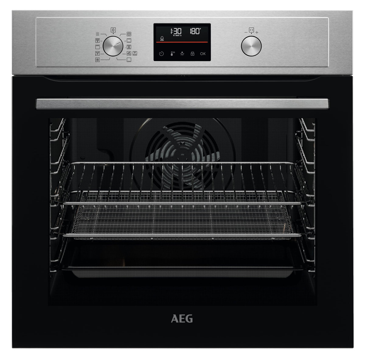 AEG Built-in Oven BEX535A61B, 72 L, Class A, Black