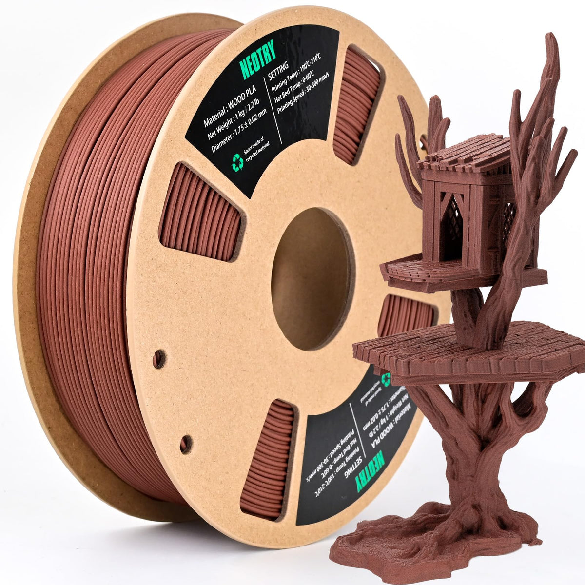 Silk Tri Colour PLA Filament 1.75mm 1kg, Multicolor 3D Printer Filament, Filament 3D Printing Materials for Most FDM 3D Printer, Silk PLA Red Yellow Blue, Rainbow PLA Filament 1.75mm ± 0.02