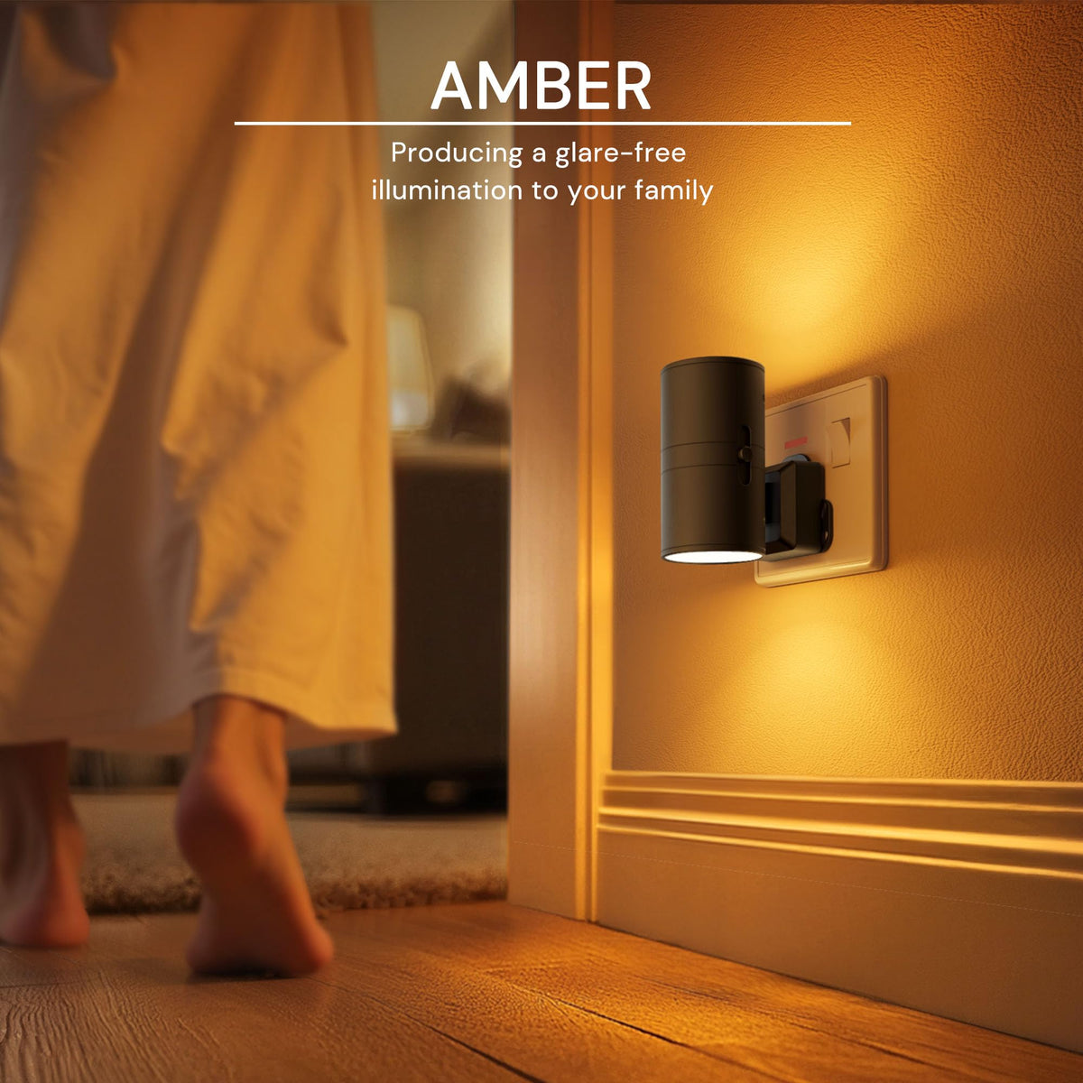 LOHAS-LED Plug in Night Light,Dimmable Nightlight 100LM,Dusk to Dawn Sensor