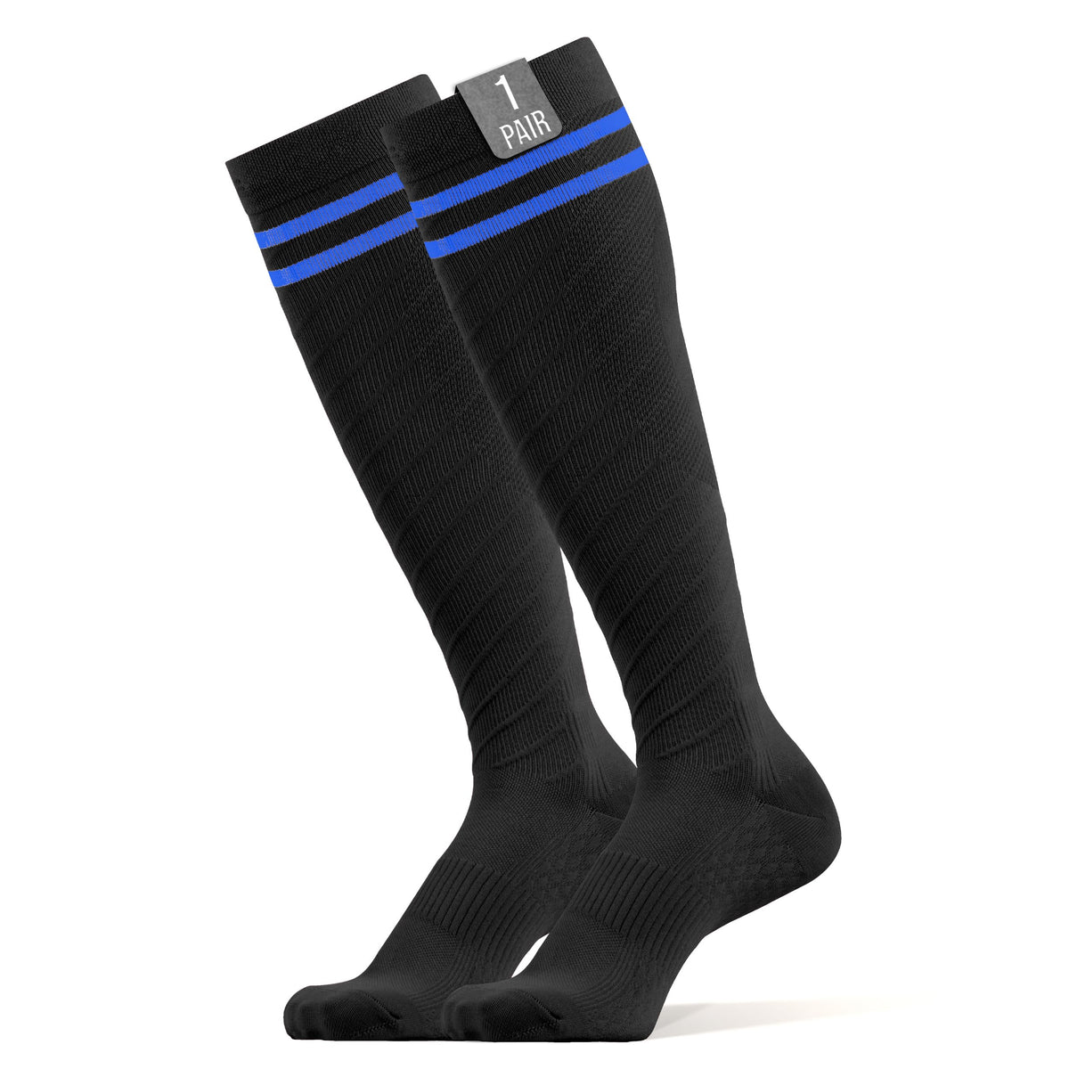 360 RELIEF Compression Socks for Women & Men - 15-20 mmHg Travel Flight Socks – Graduated Support - Ideal for Running, Cycling & during Maternity - with Laundry Bag