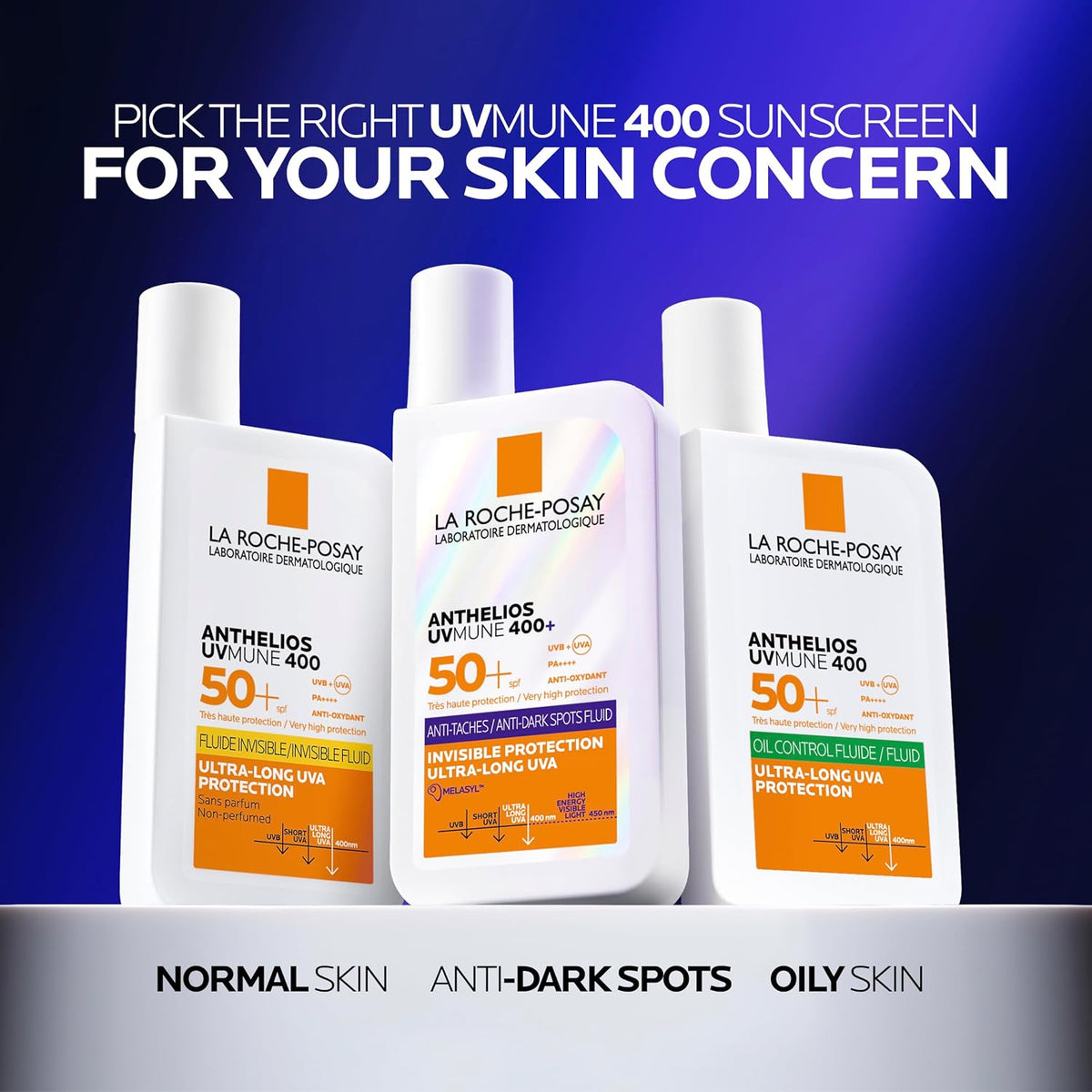 La Roche-Posay Anthelios UVmune 400 Invisible Fluid SPF50+ 50ml