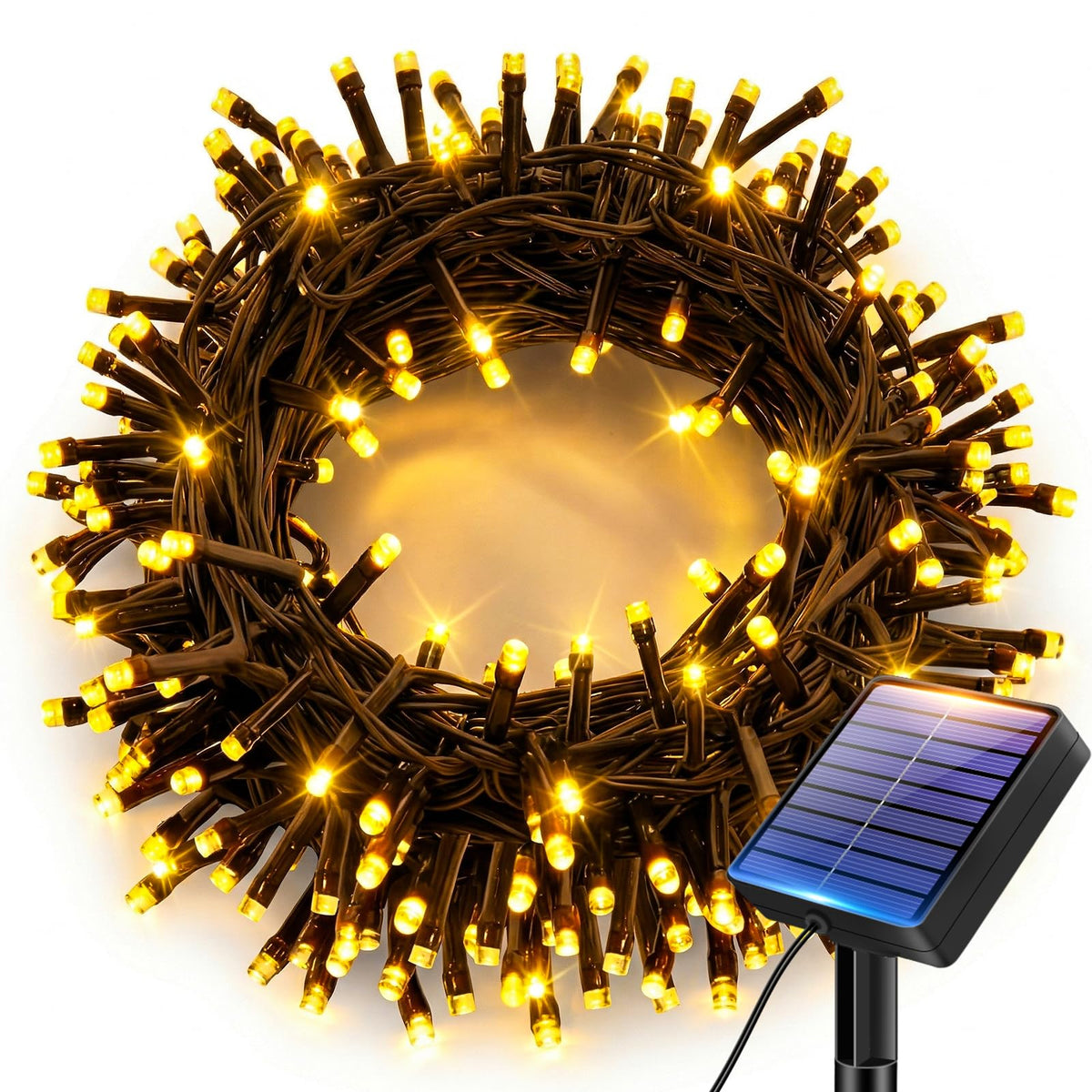 Solar Lights Outdoor Garden String, 6M/20FT 60 LED Solar Fairy Light