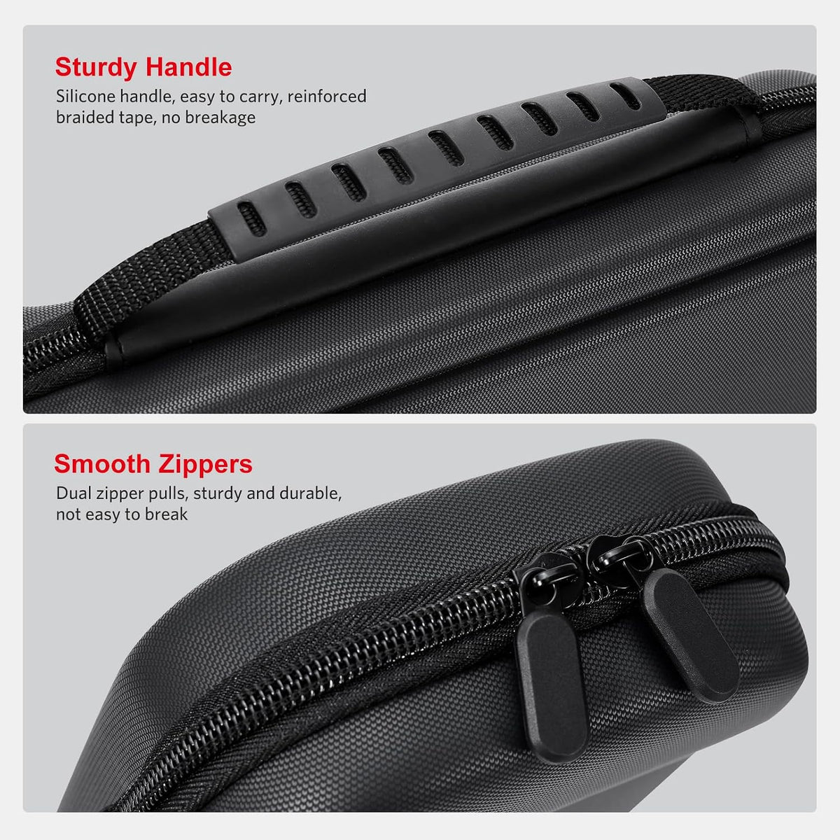 CoBak Large Capacity Carrying Case for Nintendo Switch 2 2025- 3 in 1 Black