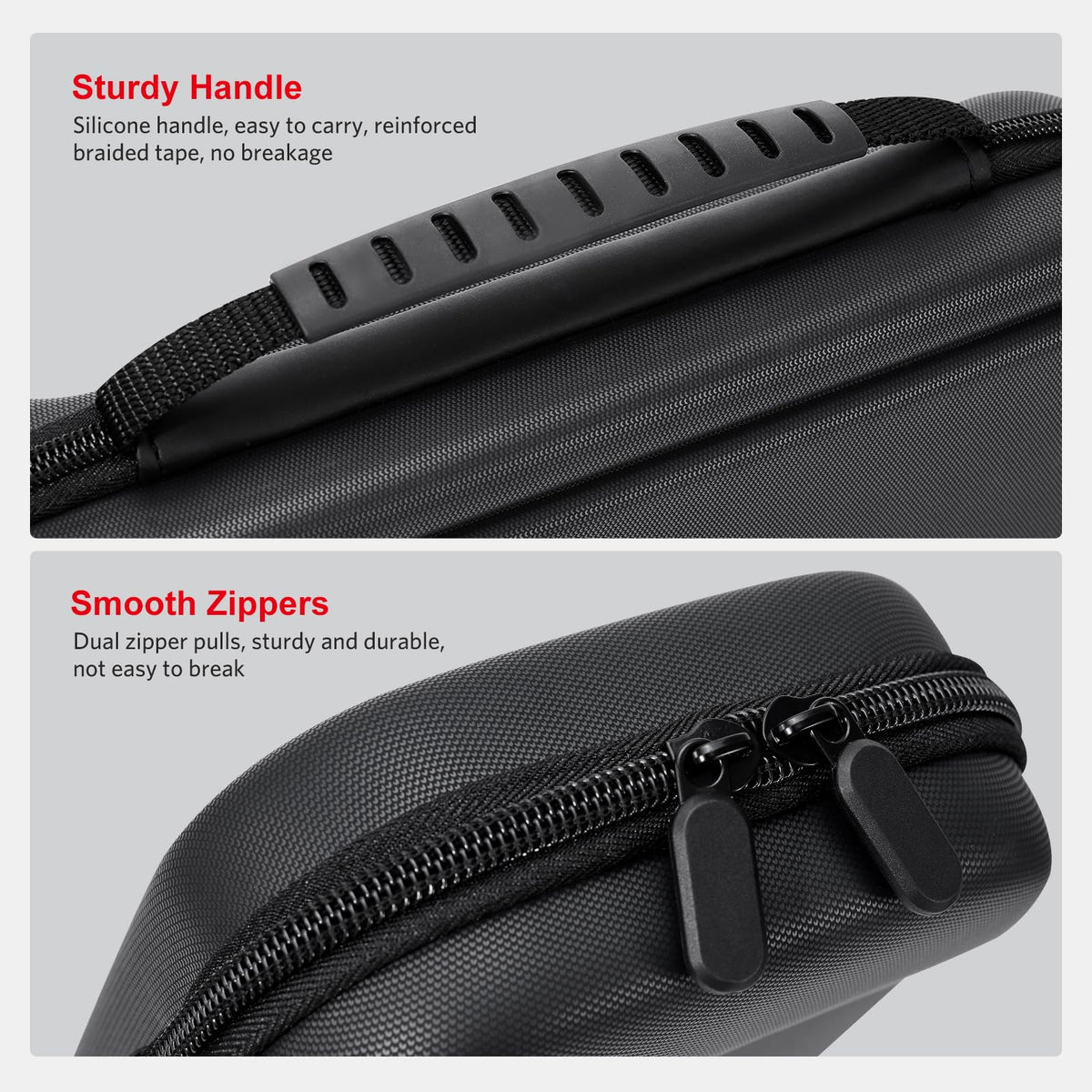 CoBak Large Capacity Carrying Case for Nintendo Switch 2 2025- 3 in 1 Black