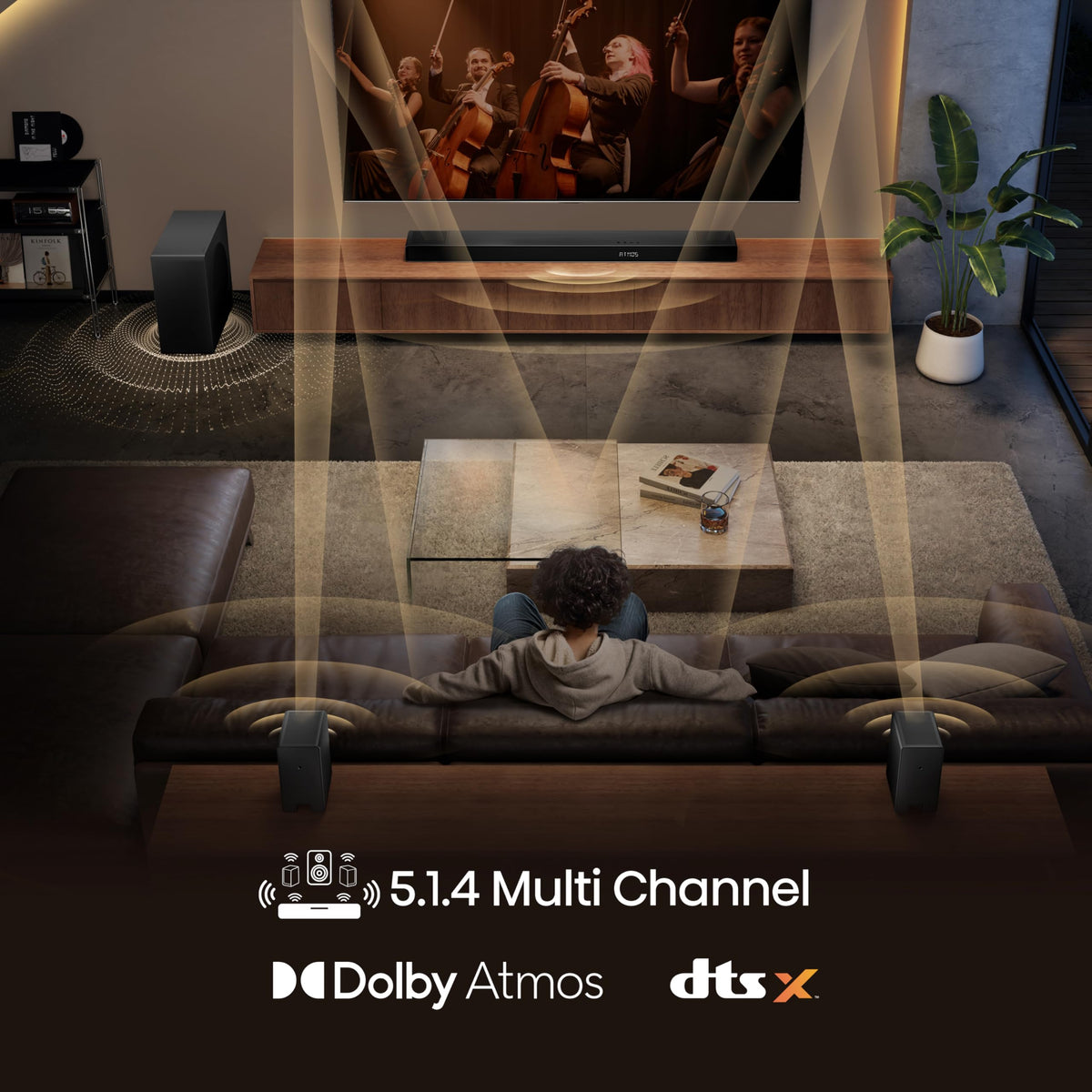 Hisense HS2000 2.1 CH All-In-One Soundbar for TV