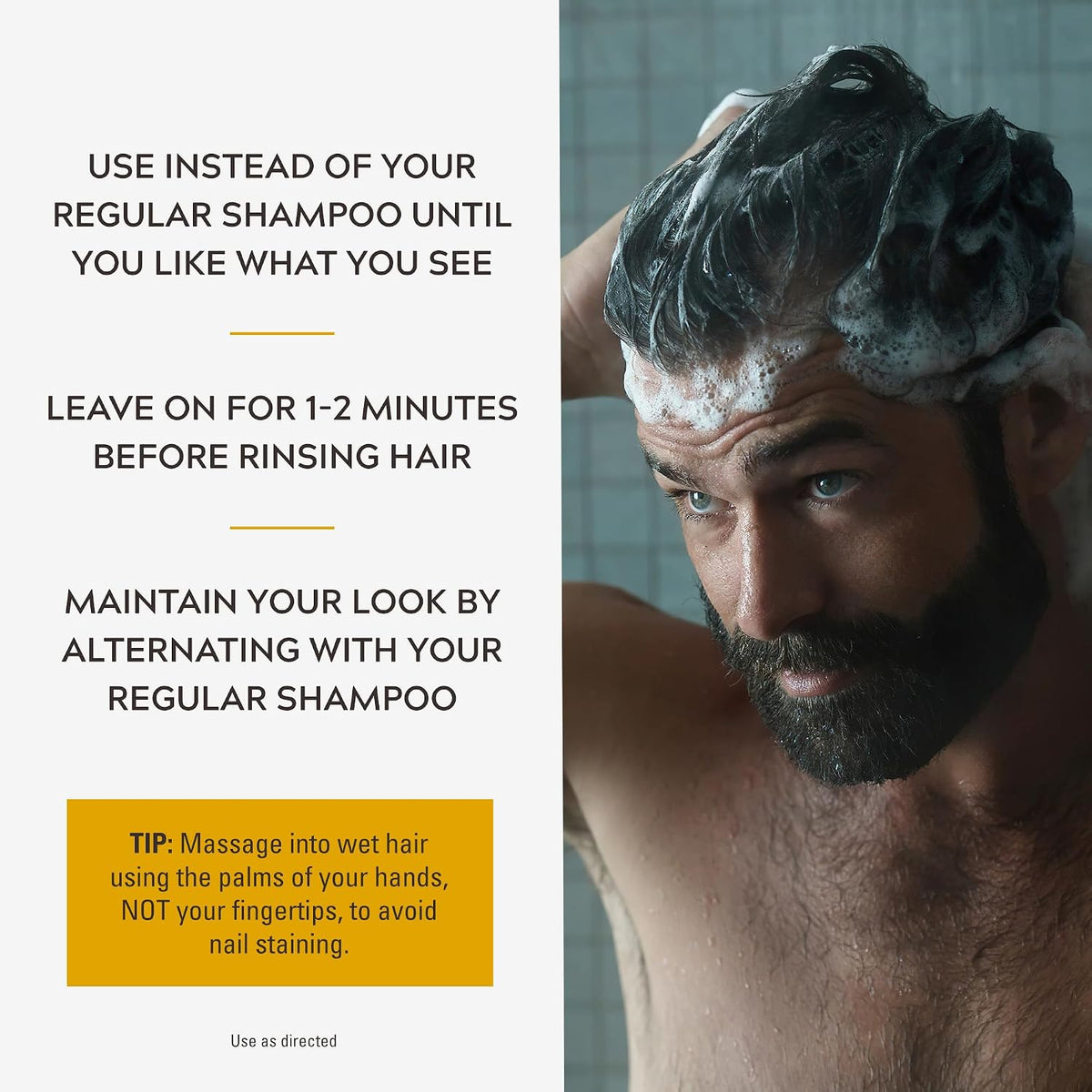 Just For Men Control GX 2-in-1 Grey Reducing Shampoo and Conditioner, 118ml