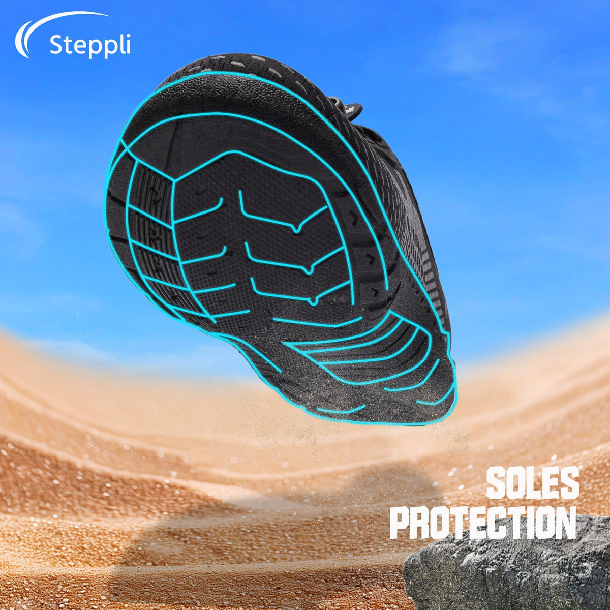 Steppli Water Shoes Beach Barefoot Swim Sea Aqua Shoes for Men Women