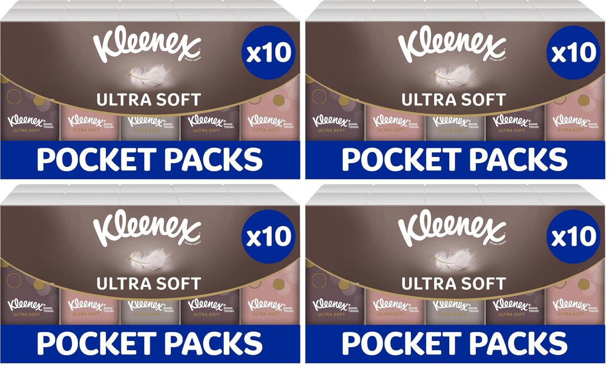 Kleenex Balsam Travel Tissues - Multipack 8 Tissue Packs