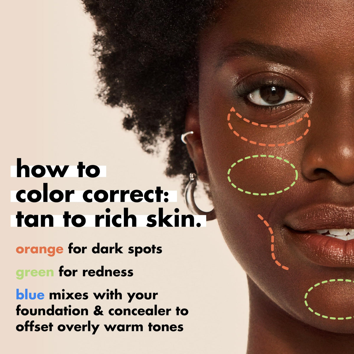 e.l.f. Camo colour Corrector, Hydrating & Long-Lasting Colour Corrector For Camouflaging Discolouration, Dullness & Redness, Vegan & Cruelty-Free, Peach