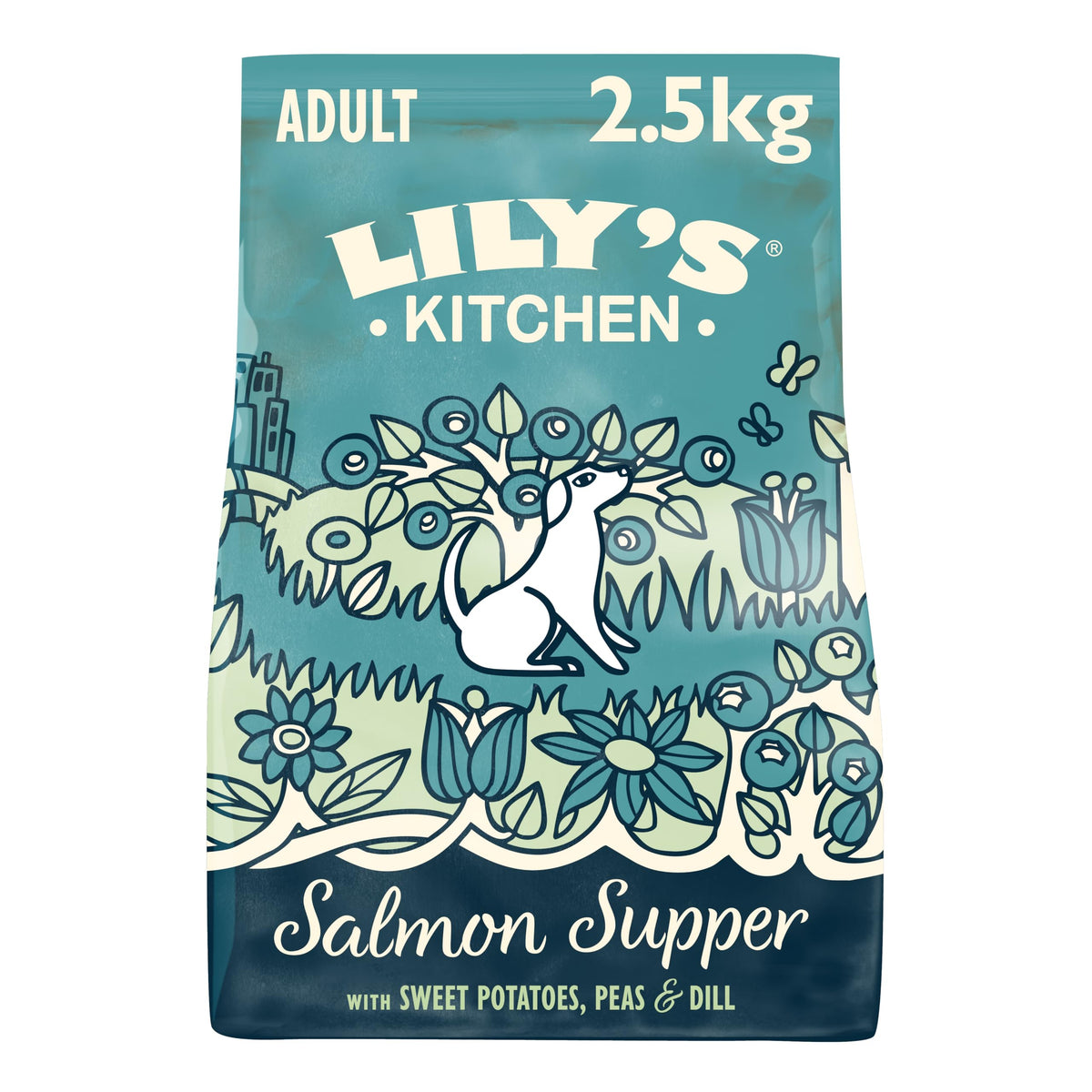 Lily's Kitchen Made with Natural Ingredients Adult Dry Dog Food Chicken & Duck Grain-Free Recipe 2.5kg Bag