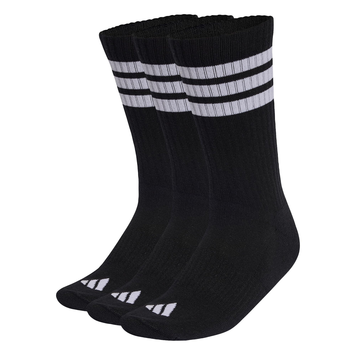 adidas 3-Stripes Cushioned Crew Socks 3 Pair Pack