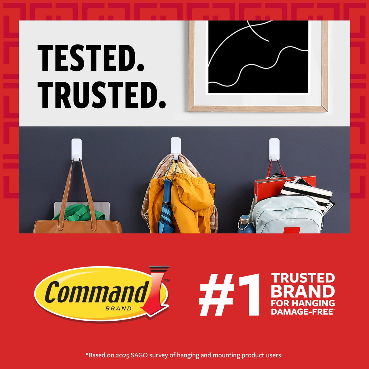 Command Picture Hanging Strips, Large, 12 Pairs (24 Adhesive Strips)