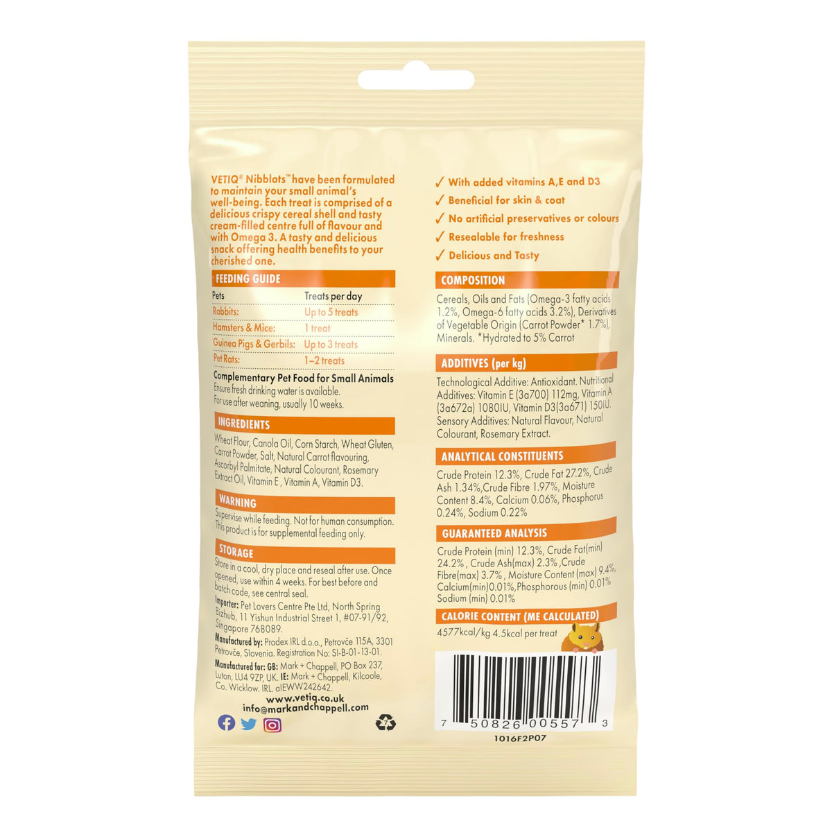VETIQ Healthy Bites Small Animal Variety Treats (72 Servings)